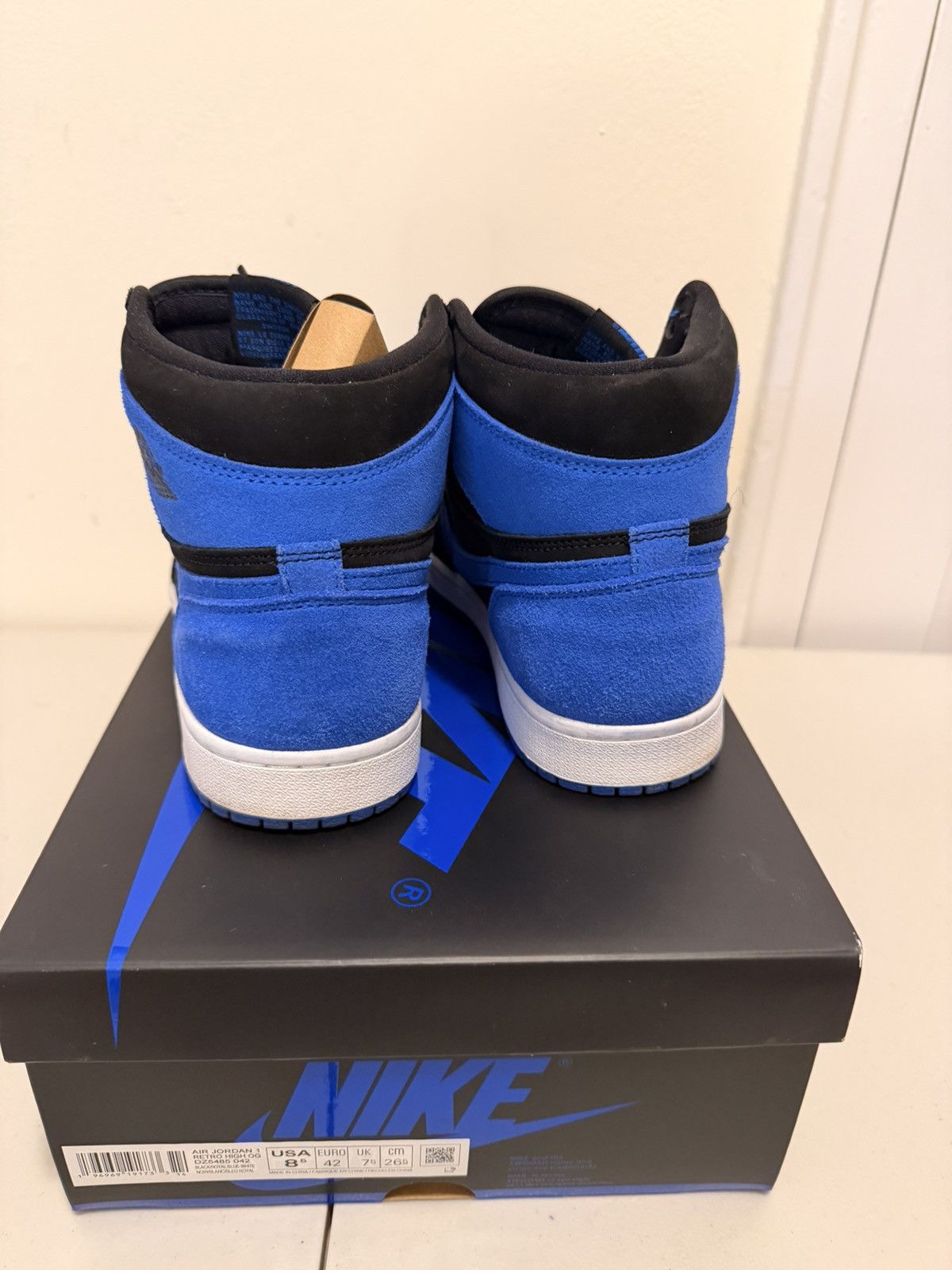 Jordan Brand Jordan 1 Retro High OG Royal Reimagined size 8.5 Men Size US 8.5 / EU 41-42 - 2 Thumbnail