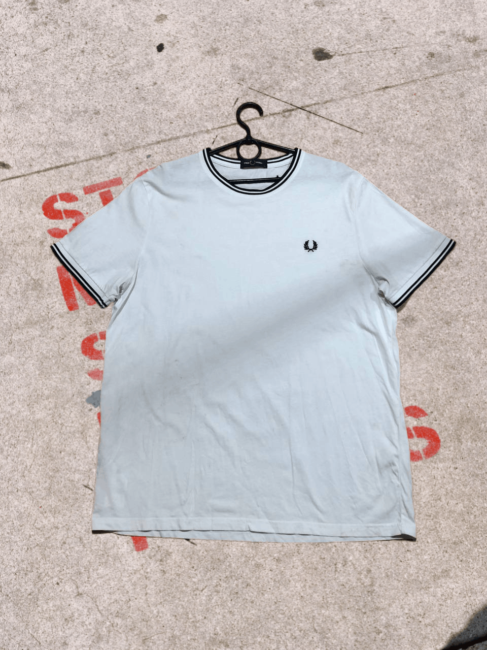 Fred Perry Fred Perry Twin Tipped Crew Neck Tee Size US XL / EU 56 / 4 - 1 Thumbnail