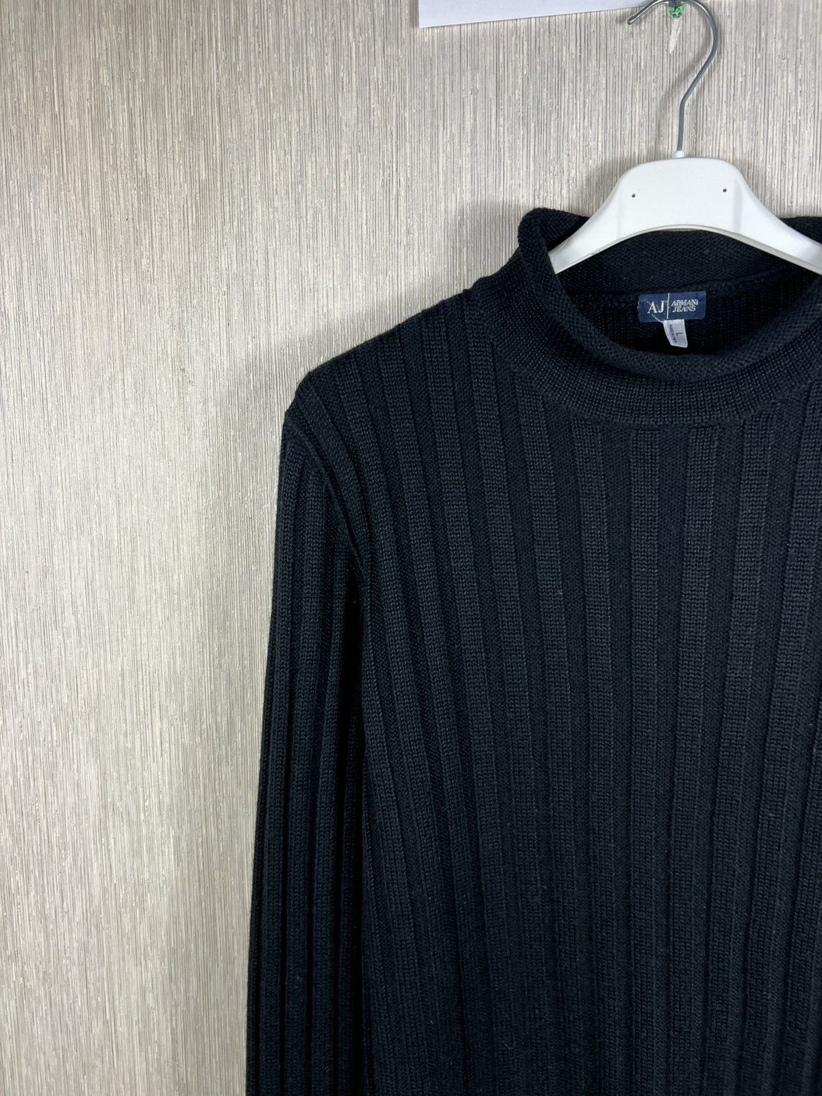 Giorgio Armani Vintage 90s Giorgio Armani jeans striped ribbed sweater Size US L / EU 52-54 / 3 - 4 Thumbnail