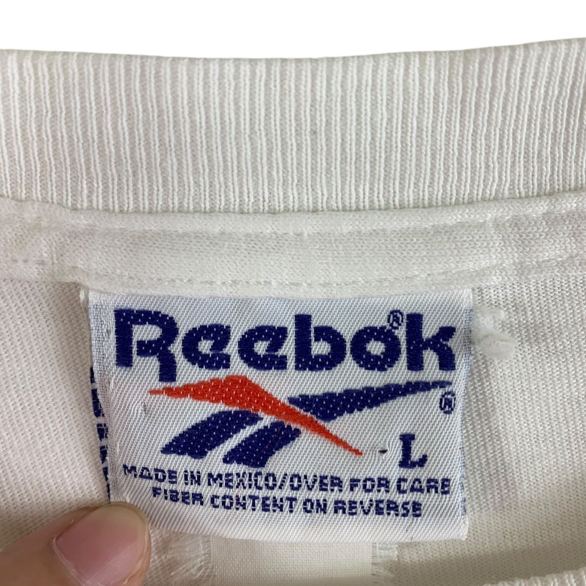 Reebok × Vintage Vintage REEBOK atlanta hopefull white tee Size US L / EU 52-54 / 3 - 4 Thumbnail
