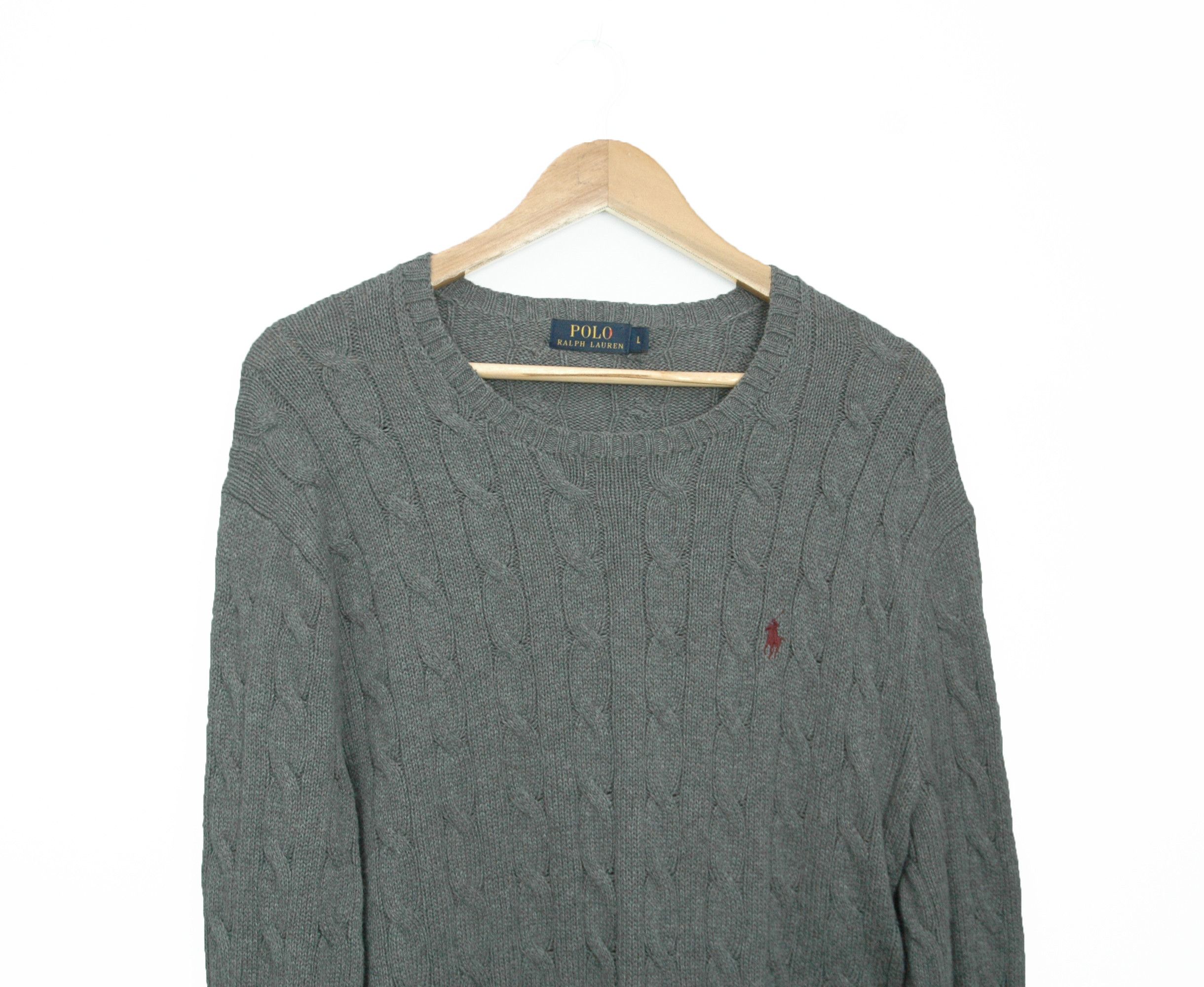 Polo Ralph Lauren POLO RALPH LAUREN Knit Crewneck Texture Sweaters Size US L / EU 52-54 / 3 - 2 Thumbnail