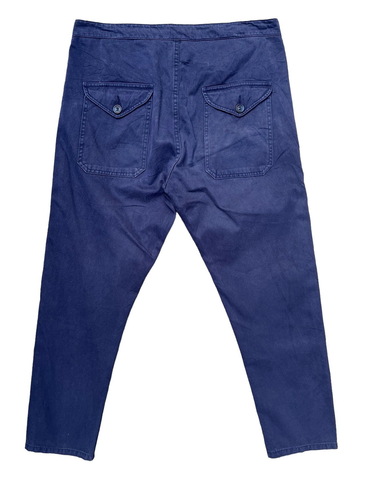Bleu De Paname Fade French Indigo Blue de Paname France Cropped Work Pant Size US 31 - 2 Thumbnail