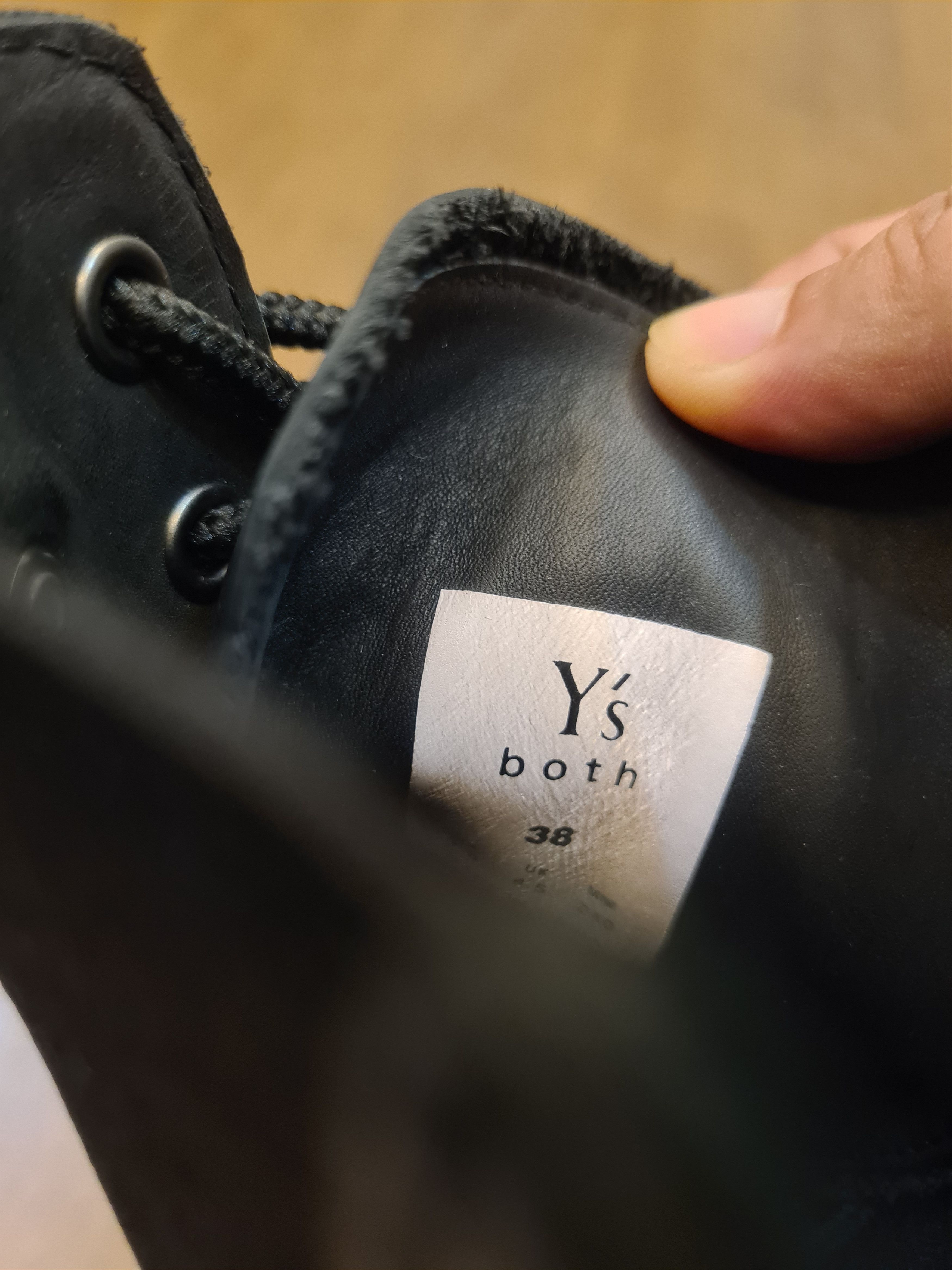 Yohji Yamamoto Y's x both lace up boots Size US 5.5 / EU 38 - 7 Thumbnail