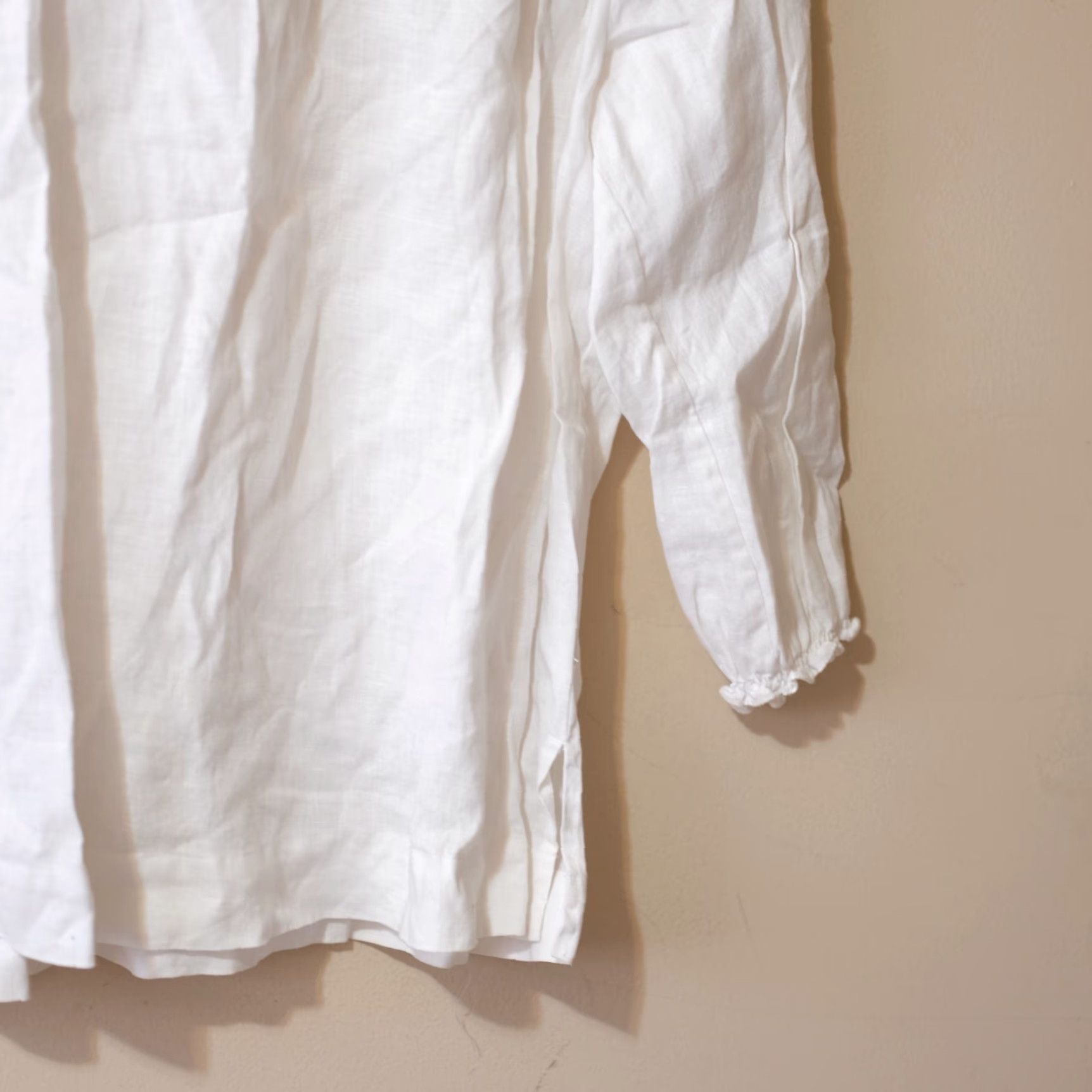Charter Club Charter Club Women's 10 3/4 Sleeve Top White Linen Scoop Neck Crochet Shirt Blouse Regular XS? (Note: Original size 10, not XS) Size L / US 10 / IT 46 - 4 Thumbnail