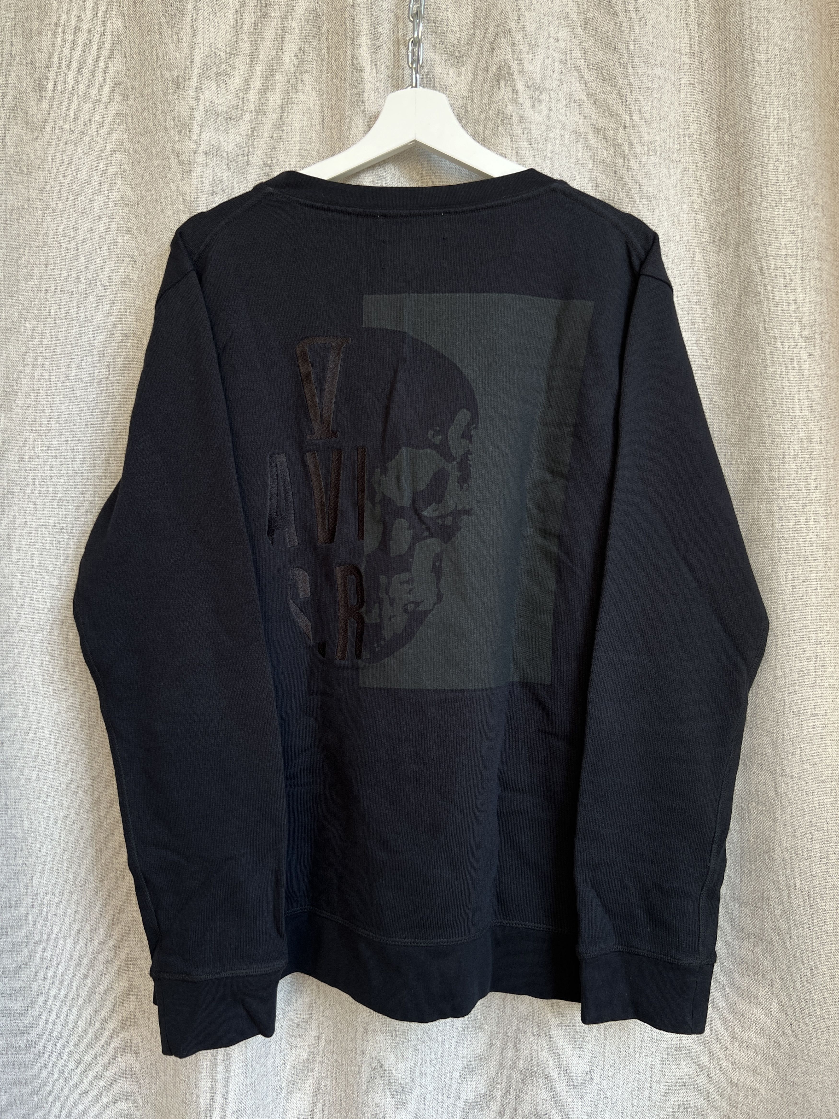 V AVE SHOE REPAIR V Ave Shoe Repair Sweatshirt Skull Embroidery Jumper Size US M / EU 48-50 / 2 - 7 Thumbnail