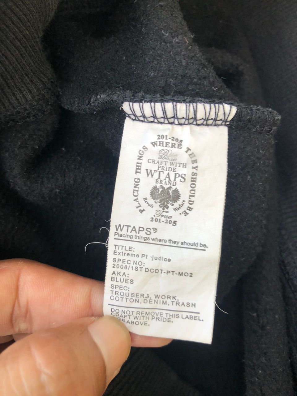 Wtaps Wraps SpellOut Sweatshirt Faded Size US M / EU 48-50 / 2 - 4 Thumbnail