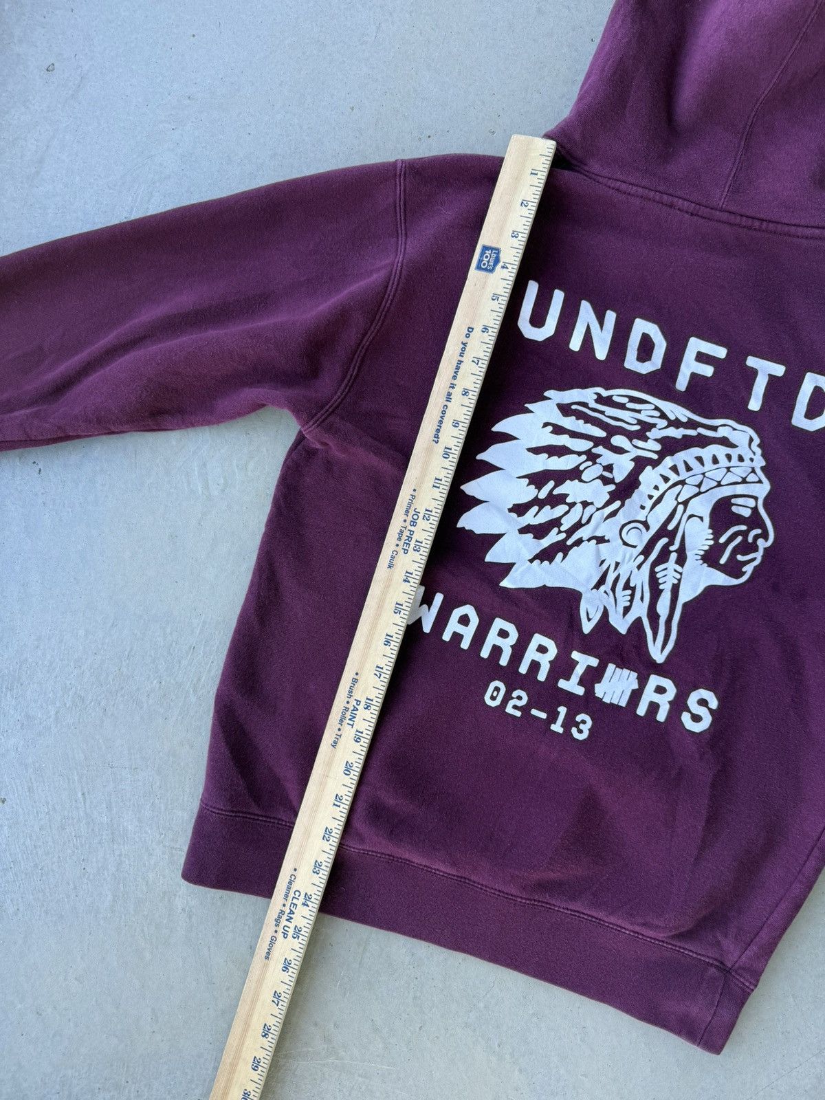 Undefeated Vintage Undefeated x Warriors Graphic Hoodie Size US S / EU 44-46 / 1 - 8 Thumbnail