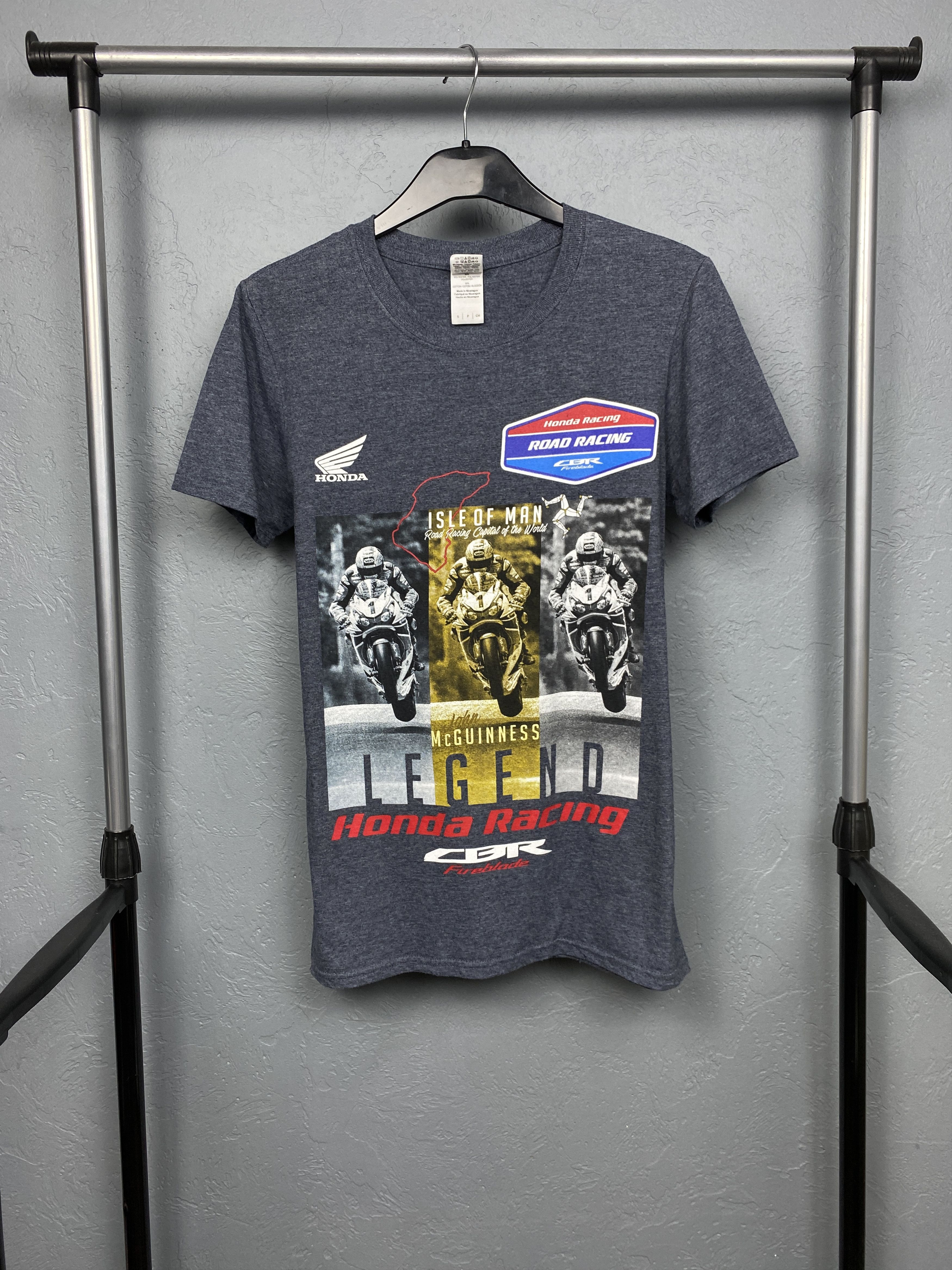 Honda × Vintage Honda CBR Vintage Racing Team Mens Crew Neck T-Shirt Tee Size US S / EU 44-46 / 1 - 1 Thumbnail