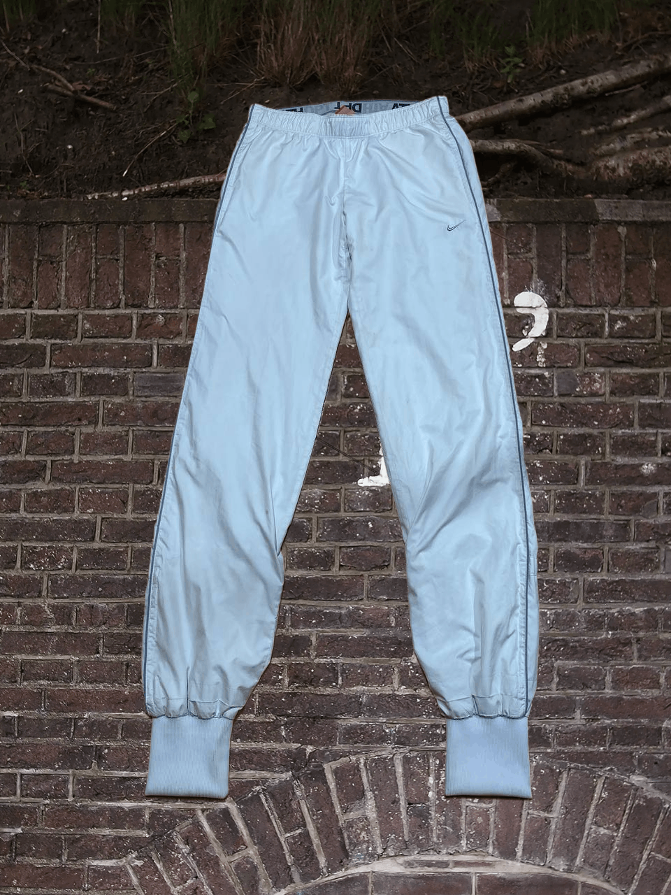 Nike Vintage 90s Nike Track Nylon Pants Joggers sweatpants y2k Size US 28 / EU 44 - 1 Thumbnail