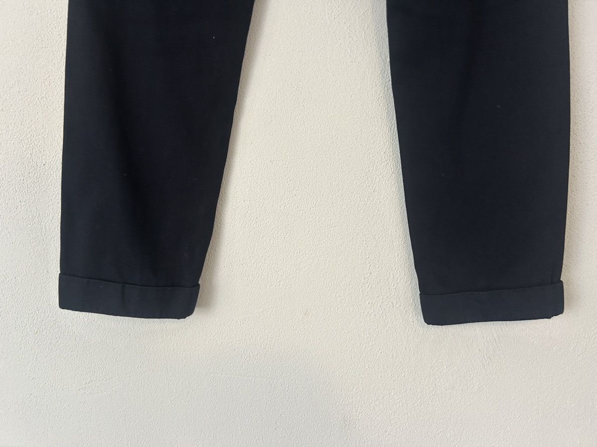 Dries Van Noten Navy Cotton Trousers with Cuffed Hem Size US 34 / EU 50 - 8 Thumbnail