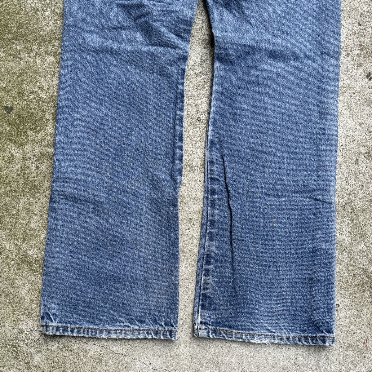 Levi's Levi's 517 Bootcut Faded Thrashed Jeans ERD Grunge Chrome Size US 33 - 12 Thumbnail