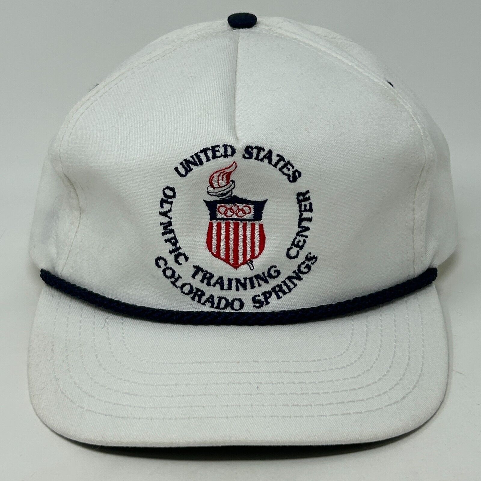 Vintage Vintage 80s US Olympic Training Center Hat Baseball Cap Rope Size ONE SIZE - 1 Thumbnail