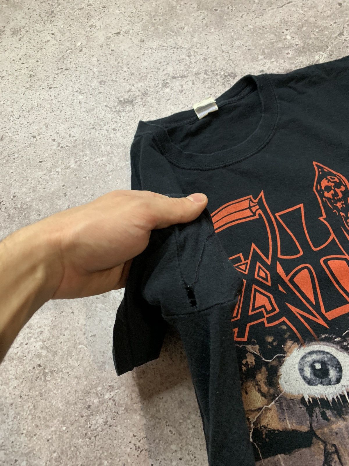 Band Tees × Vintage DEATH 2000’s SYMBOLIC Vintage Tour Metal Band T-Shirt Size US L / EU 52-54 / 3 - 4 Thumbnail
