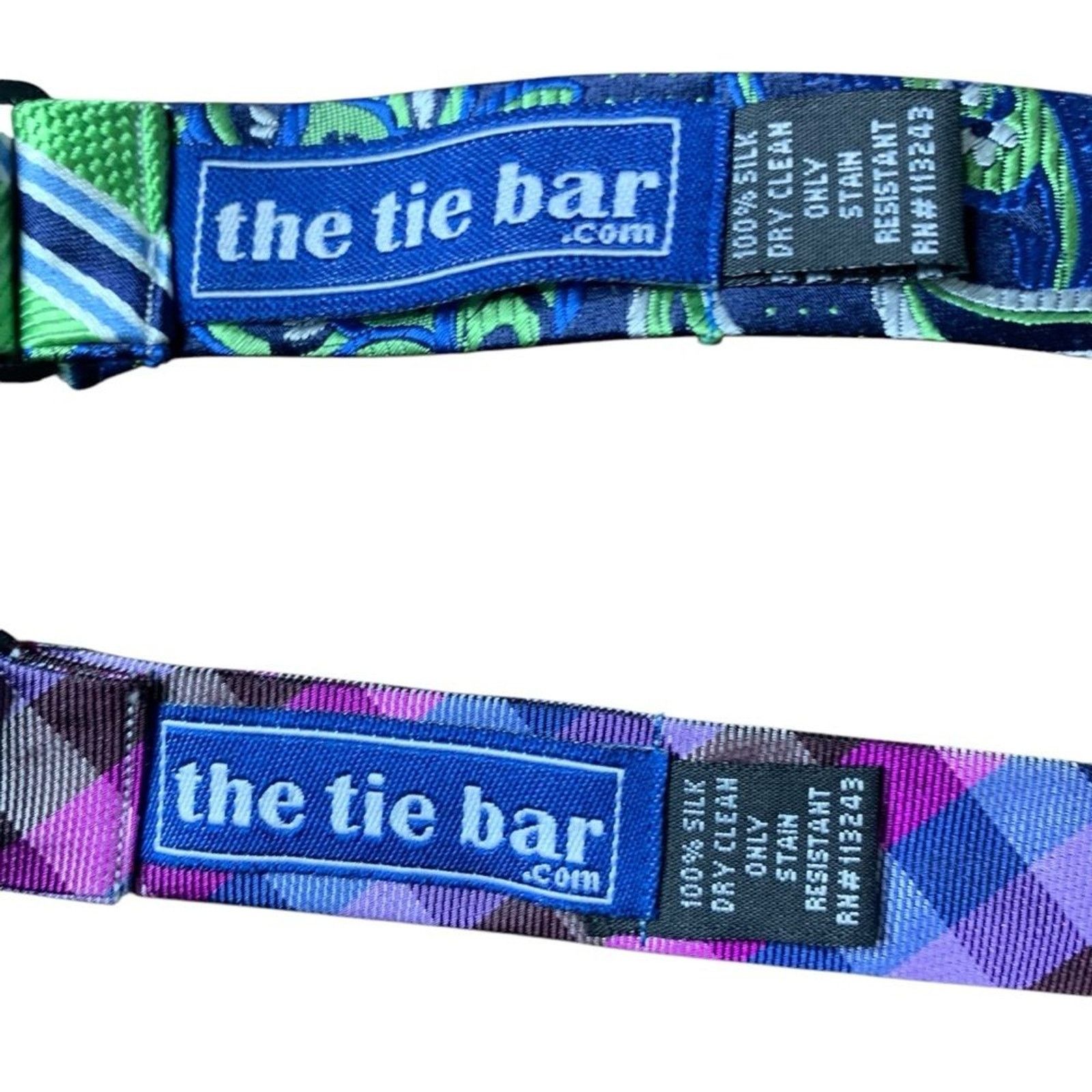 The Tie Bar Lot of 2 The Tie Bar Silk Bow Ties Men's Stain Resistant Size ONE SIZE - 4 Thumbnail