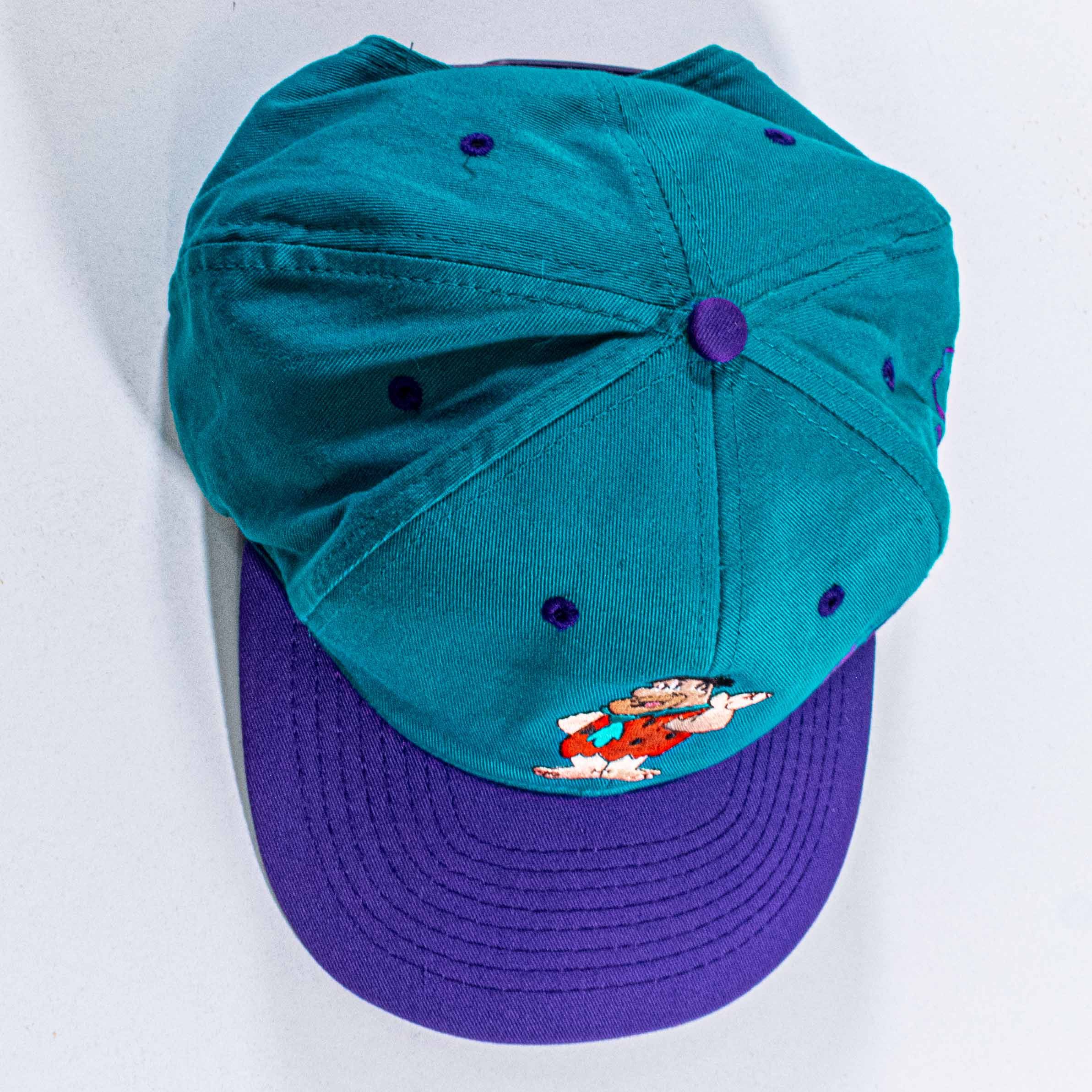 Vintage 90s Fred Flintstone Blockhead Hat Snapback Hanna Barbera Size ONE SIZE - 6 Thumbnail