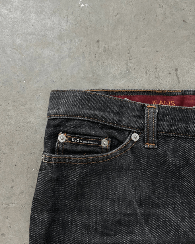 Dolce & Gabbana × Jean Dolce Gabbana Jeans Denim Pants Straight Zip Zipper EX0107 Size 27" / US 4 / IT 40 - 8 Thumbnail