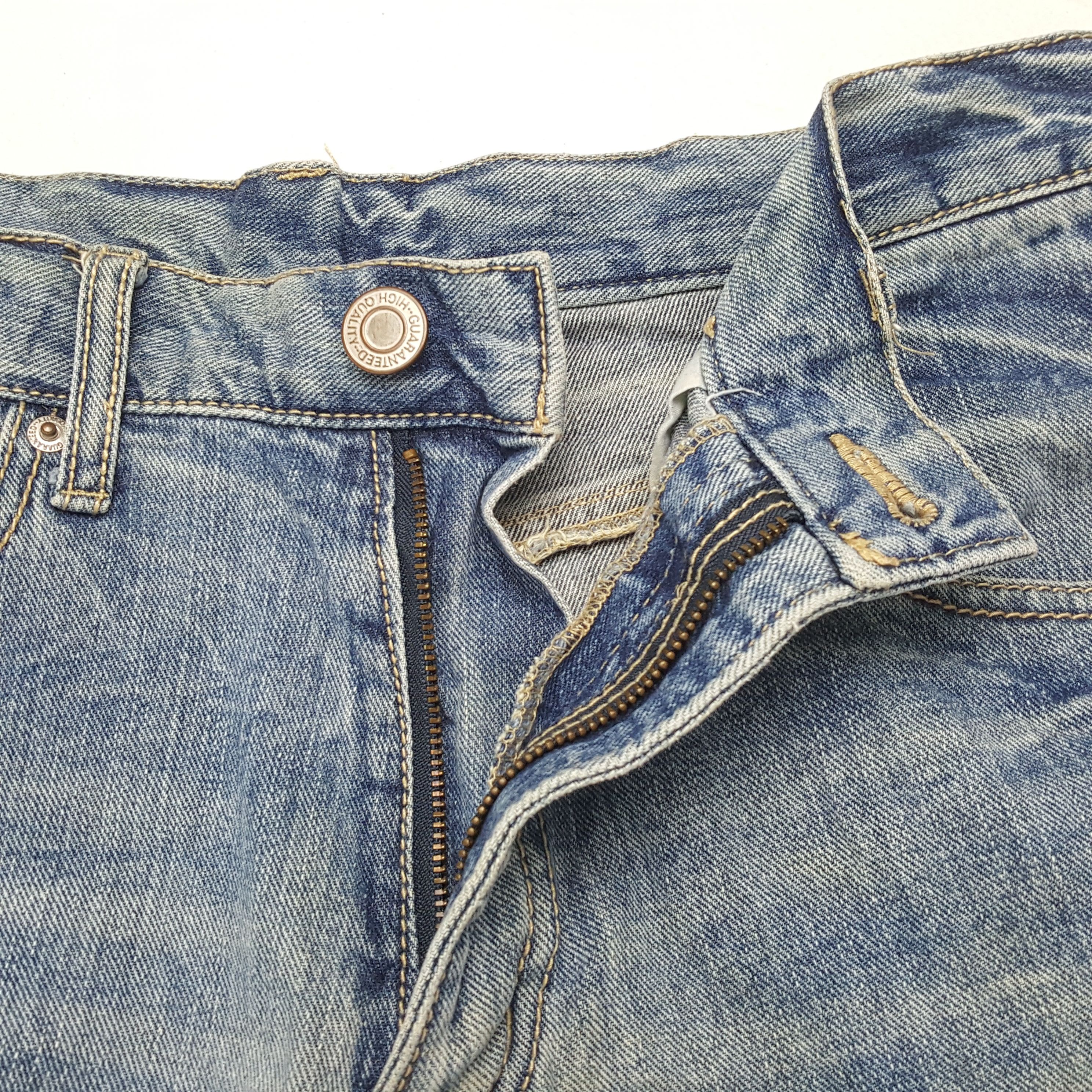 Vintage BACK & FORTH Rock Punk Streetwear Style Jeans Size US 31 - 12 Thumbnail