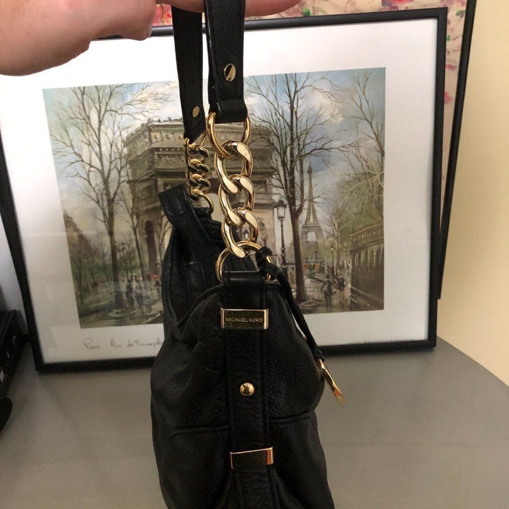 Michael Kors Michael Kors Black Shoulder Bag Size ONE SIZE - 6 Thumbnail
