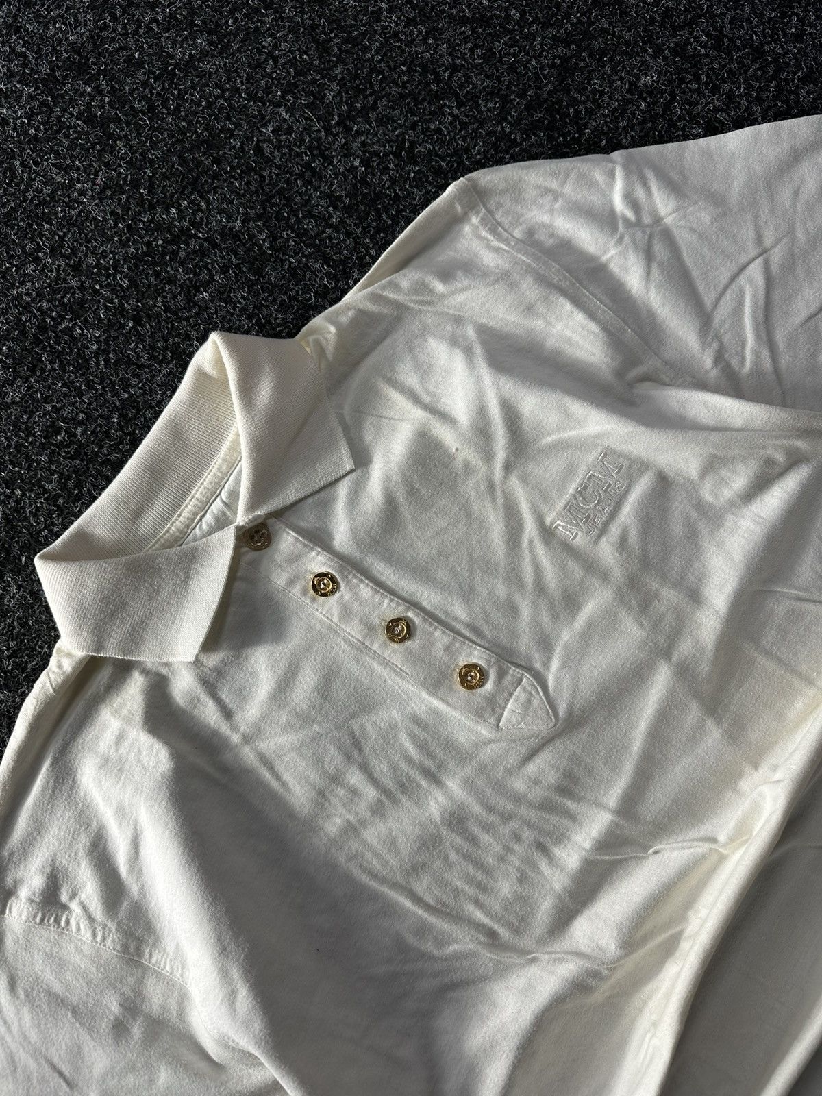 MCM × Vintage 🚨Vintage MCM Mini logo Polo t-shirt LUXURY OLD MONEY Size US M / EU 48-50 / 2 - 3 Thumbnail