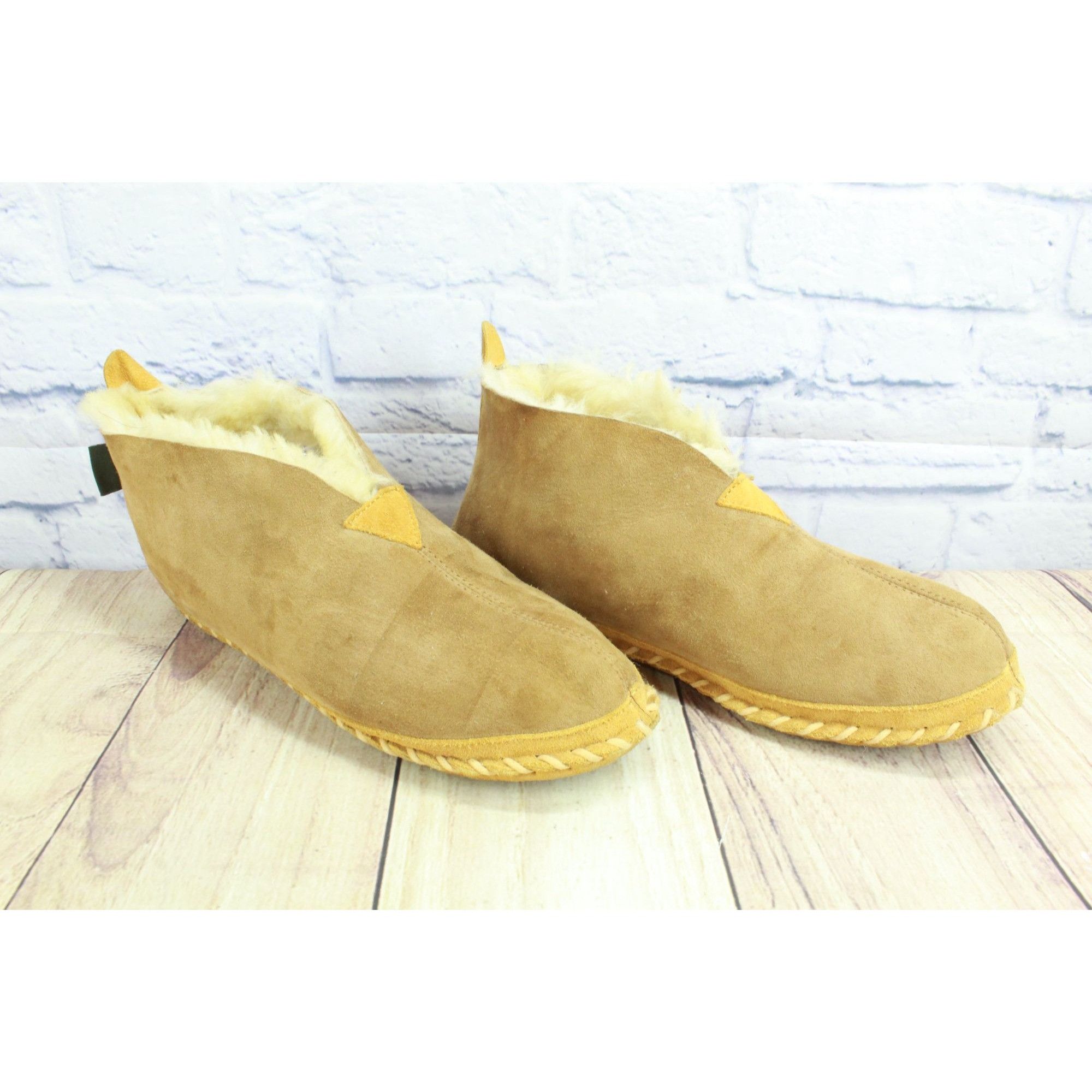 L.L. Bean LL Bean Men's Wicked Good Slippers Booties Brown Size 11 M Size US 11 / EU 44 - 3 Thumbnail