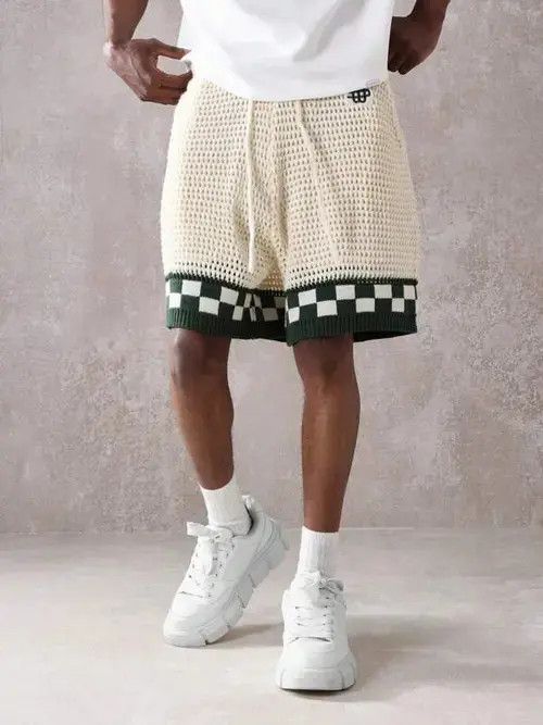 Other Kahori x Misac Knittedl Vintage Retro OldMoney Shorts Size US 32 / EU 48 - 3 Thumbnail