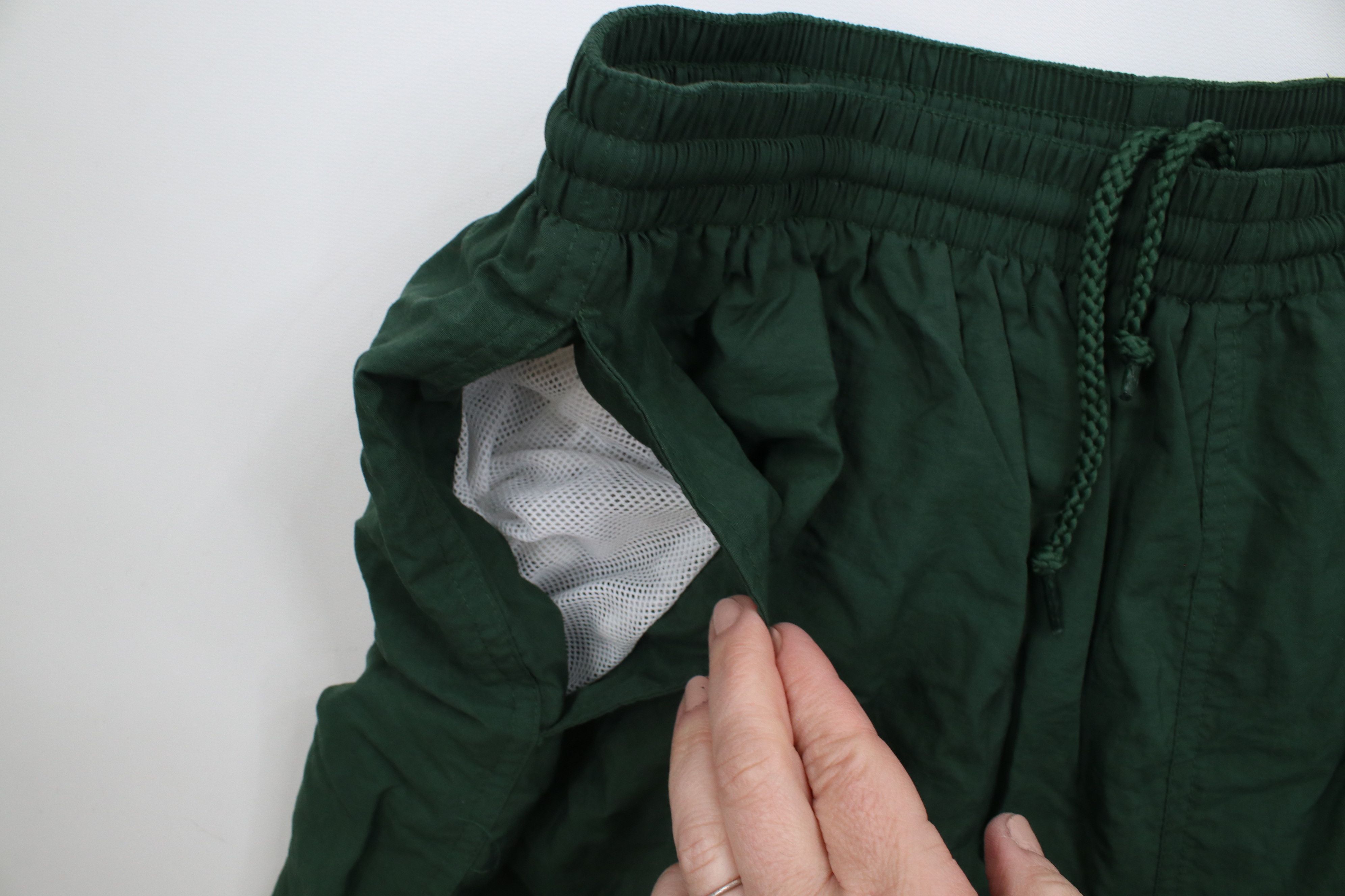 Champion × Vintage Vintage 90s Champion Lined Above Knee Shorts Baggies Green Size US 38 / EU 54 - 7 Thumbnail