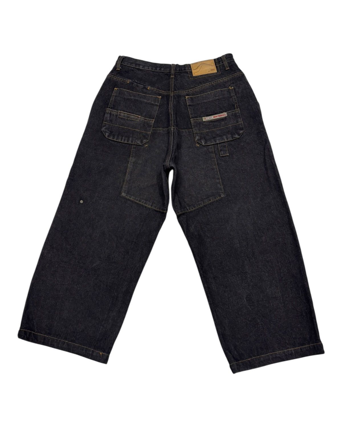 Hysteric Glamour OG🔥SKATER JEANS BAGGY WIDE LEG JEANS HUSH TRADERS ARTISAN Size US 32 / EU 48 - 4 Thumbnail