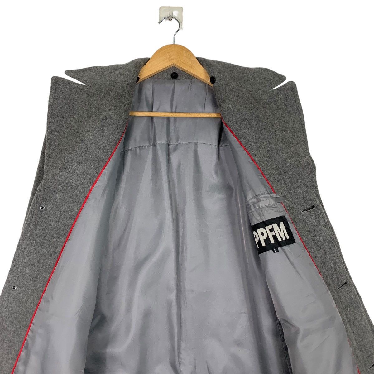 PPFM Vintage PPFM Wool Overcoat Long Coat #1128-C52 Size US M / EU 48-50 / 2 - 13 Thumbnail