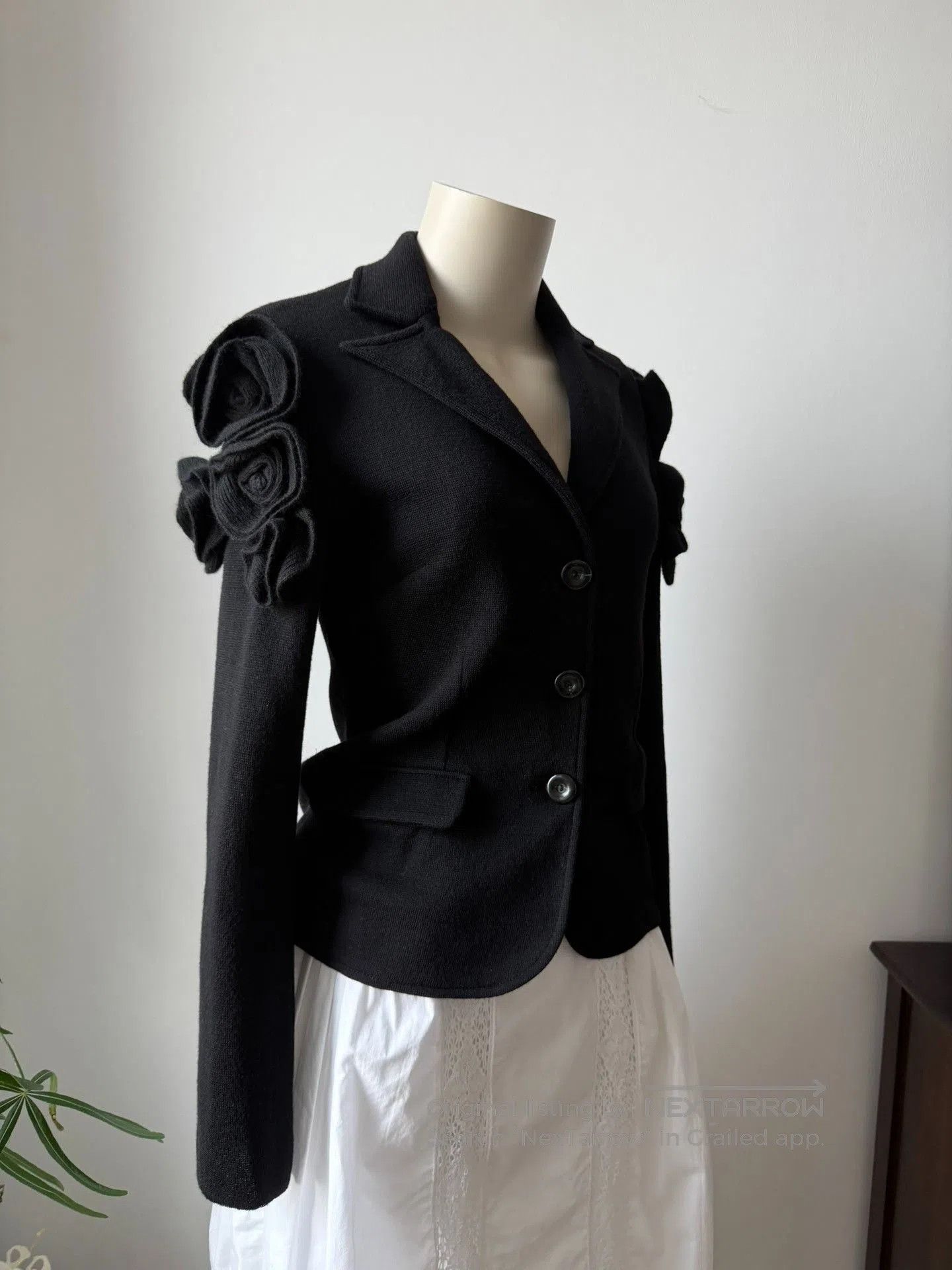 RED Valentino RED Valentino Vintage Knit Jacket. Size M / US 6-8 / IT 42-44 - 3 Thumbnail