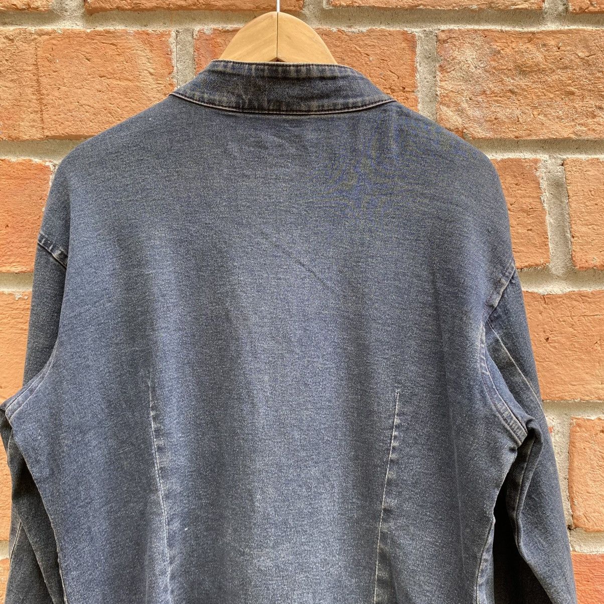 DKNY DKNY JEANS Denim Zip-Up Stand Collar Shirt Size S / US 4 / IT 40 - 20 Thumbnail