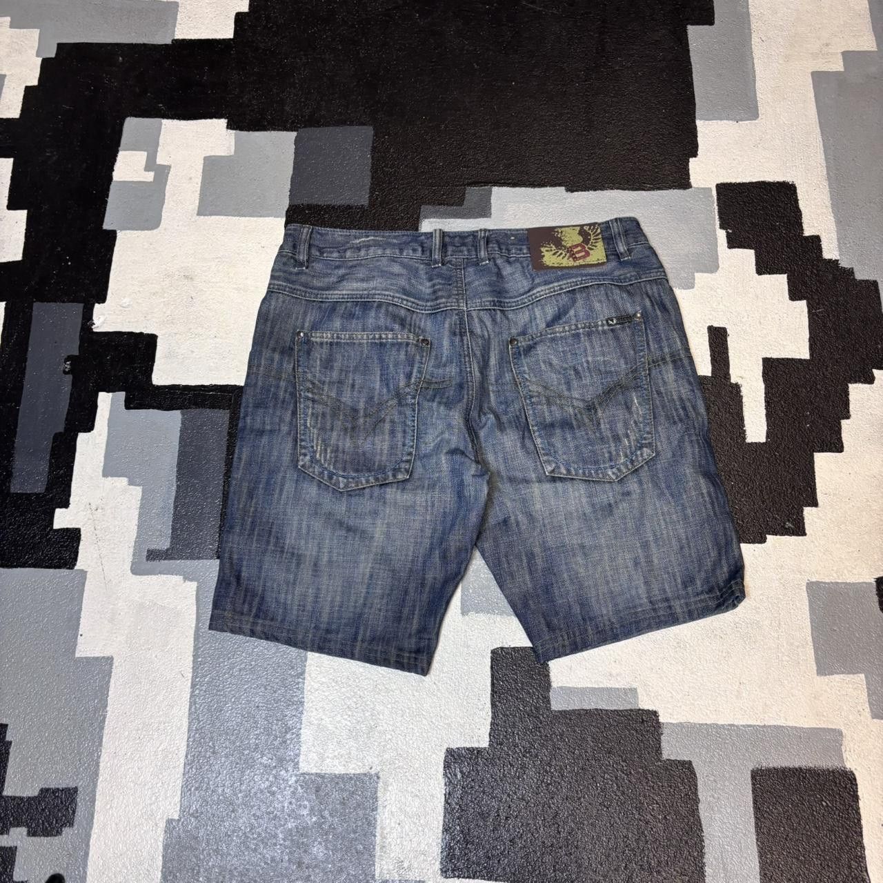 Japanese Brand × Vintage Vintage y2k baggy skater denim shorts Size US 38 / EU 54 - 5 Thumbnail