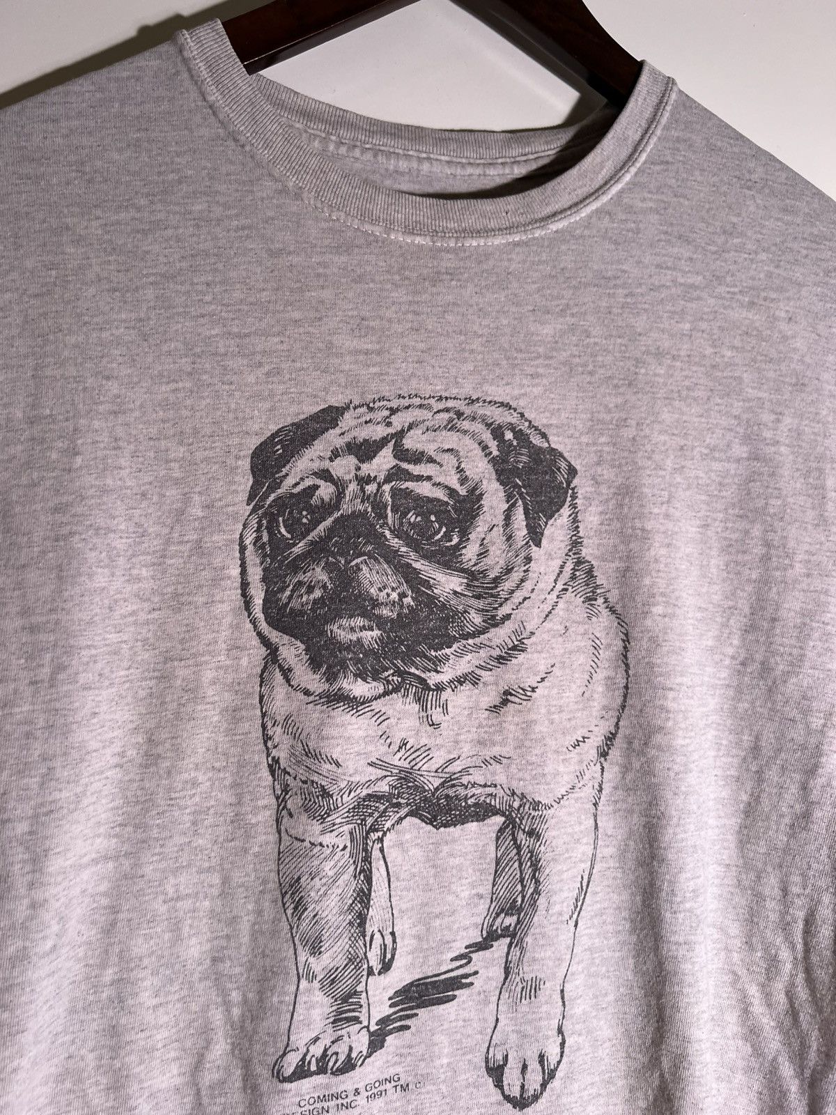 Vintage 90’s 2000’s Y2K VTG Vintage Pug Dog Pet Animal Retro T Shirt Size US S / EU 44-46 / 1 - 3 Thumbnail