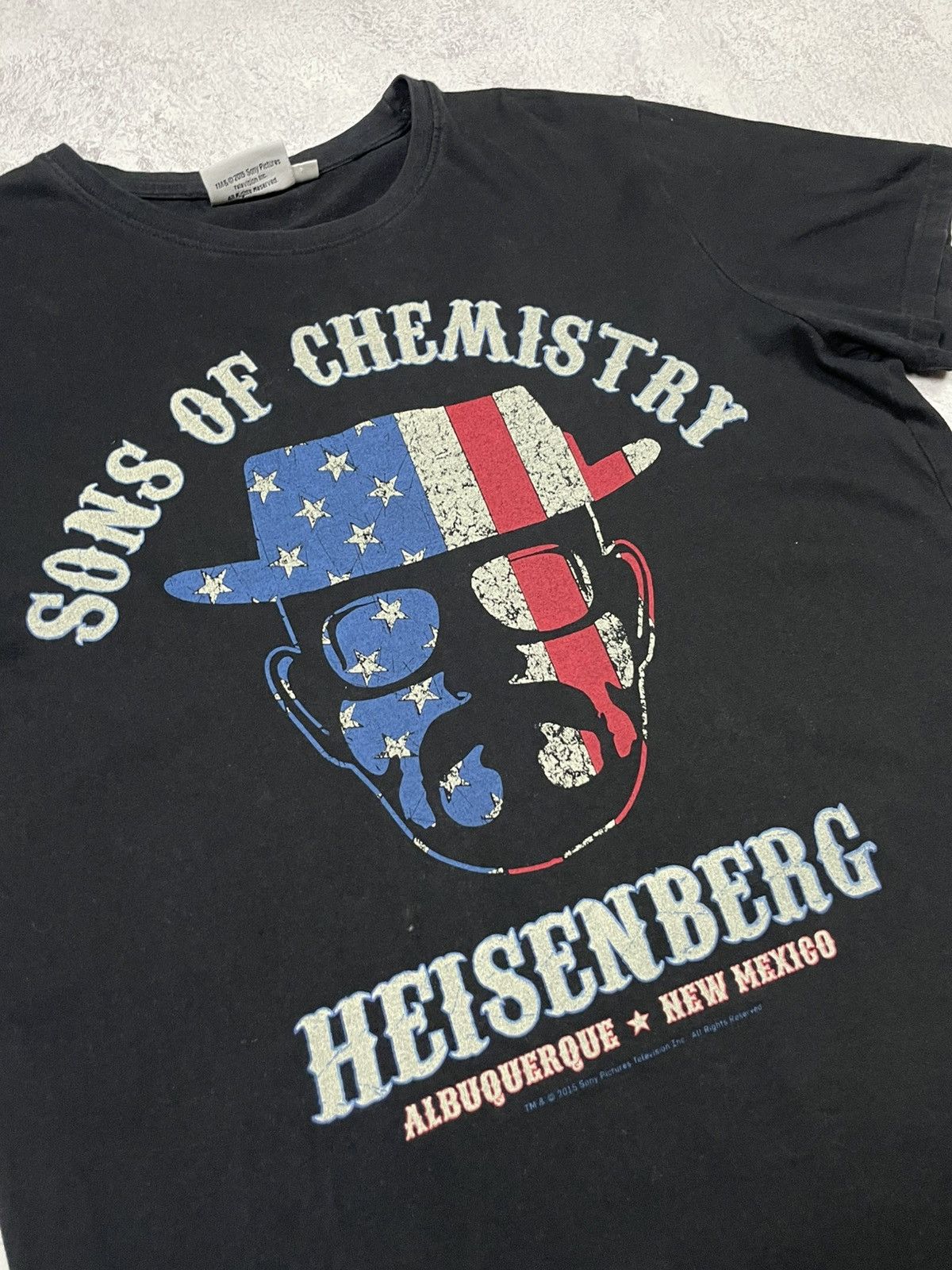 Vintage Breaking Bad T Shirt Heisenberg “Sons of Chemistry” Size US L / EU 52-54 / 3 - 2 Thumbnail