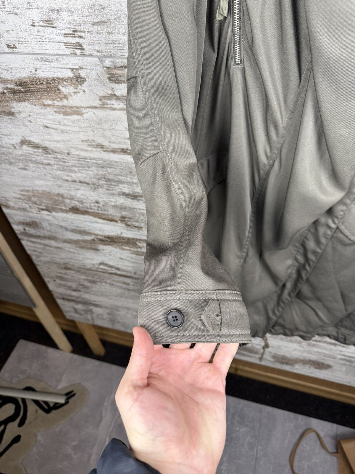 Allsaints Vintage ALLSAINTS PORTERE KHAKI PARKA COAT Japanese Y2K Size L / US 10 / IT 46 - 4 Thumbnail