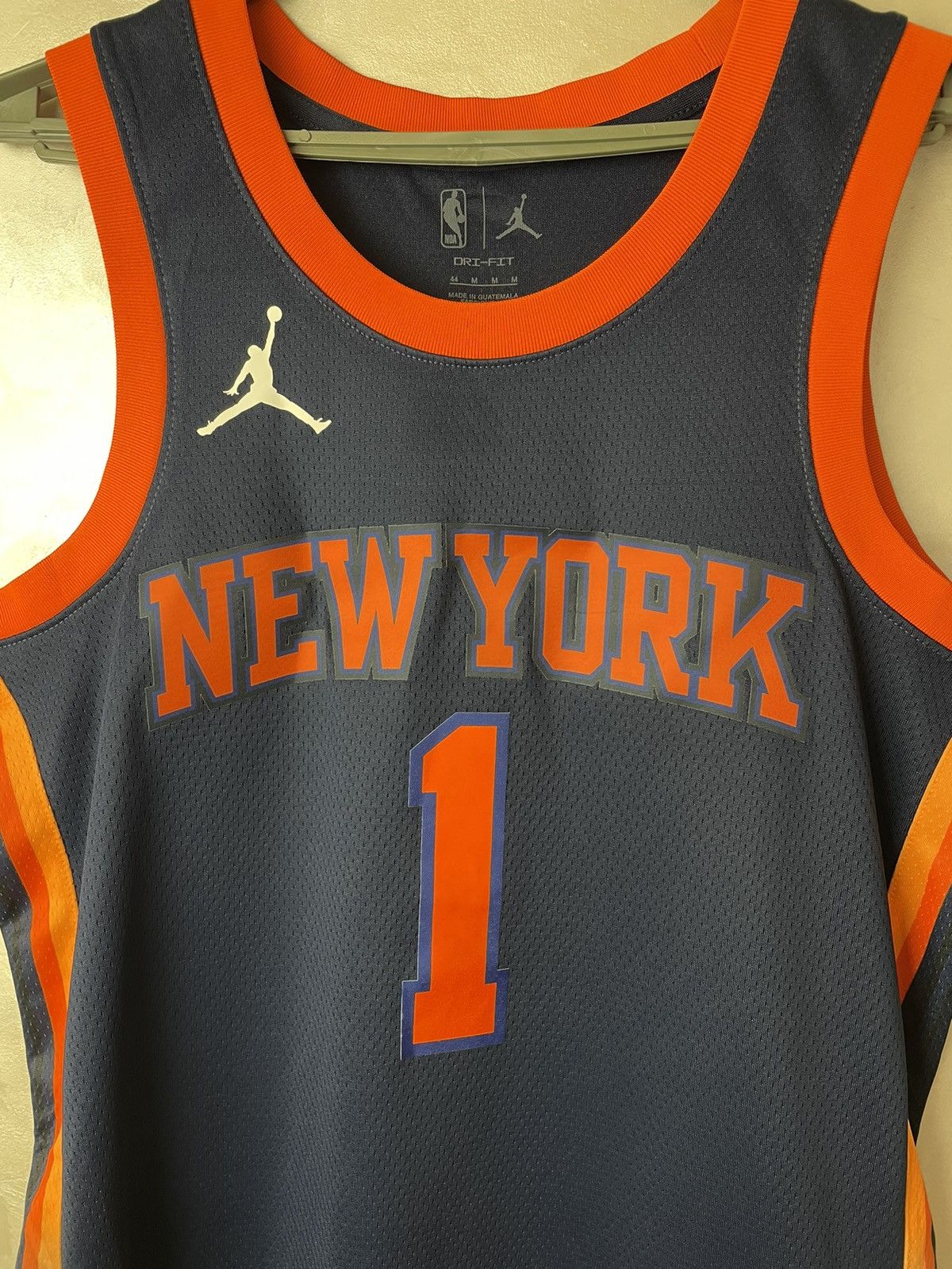 Jordan Brand 2022-23 New York Knicks Obi Toppin #1 Mens M Jersey Size US M / EU 48-50 / 2 - 2 Thumbnail