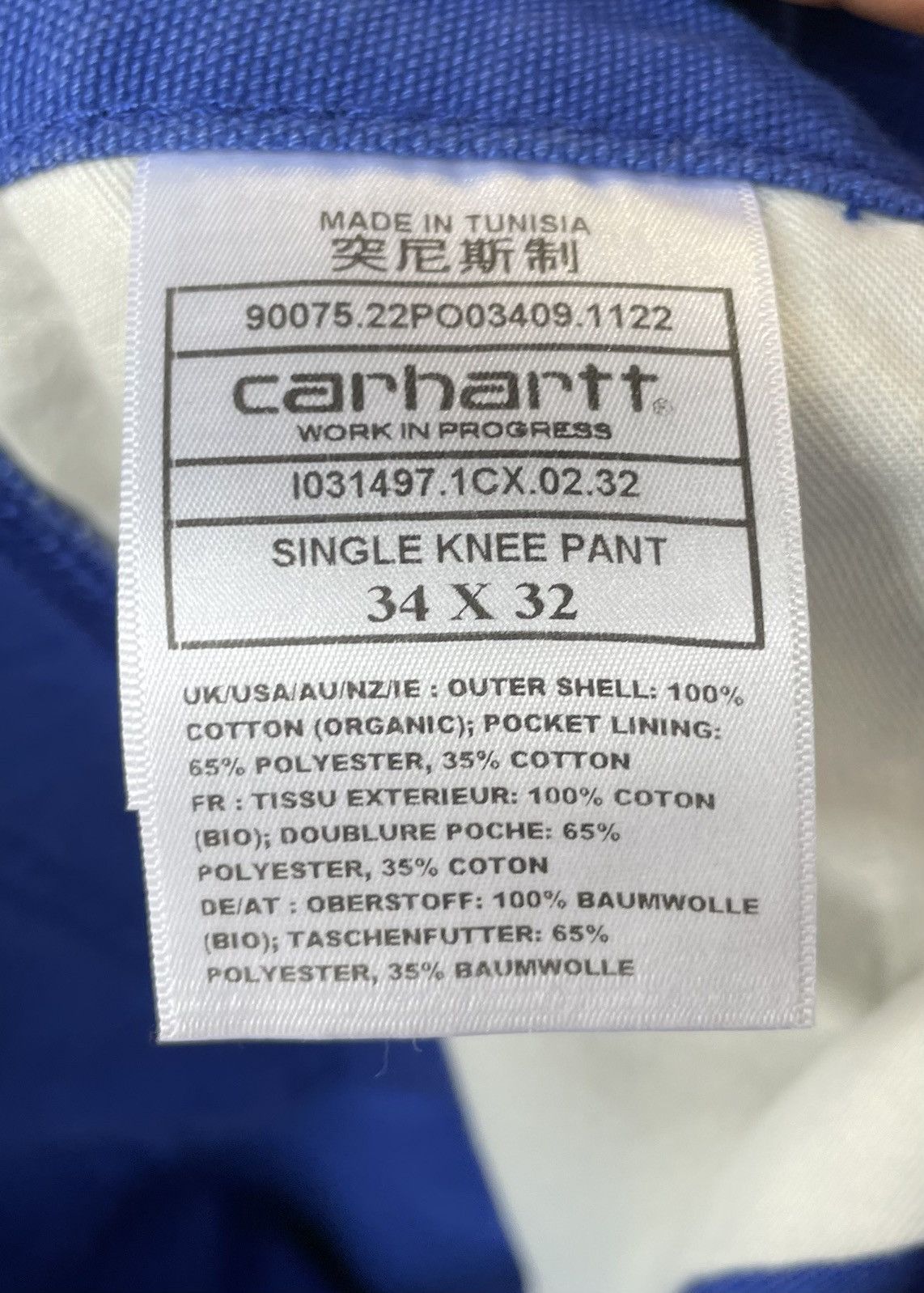 Carhartt Wip Carhartt WIP single knee pant french blue Size US 34 / EU 50 - 4 Thumbnail