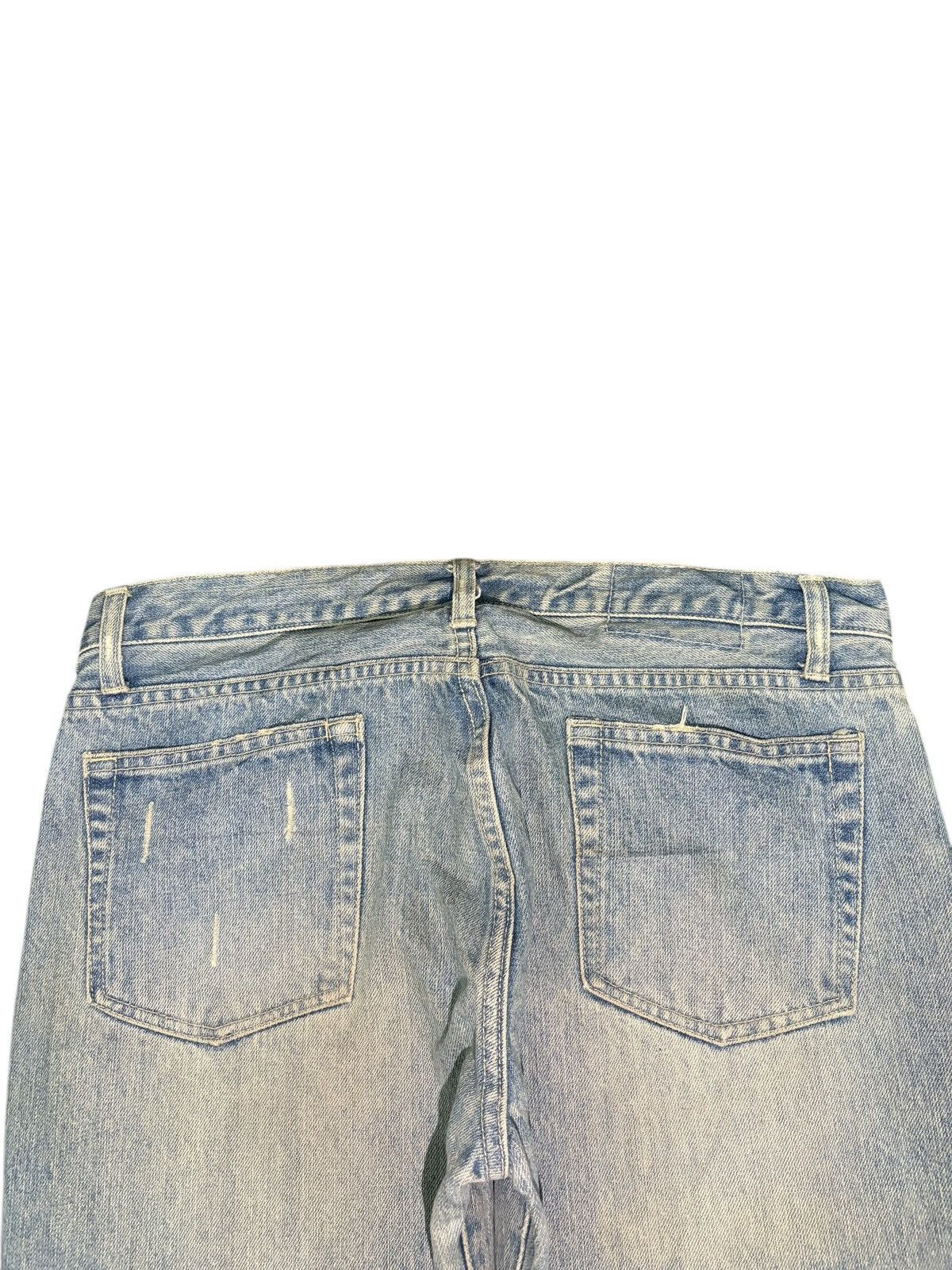 Edwin Vintage Japanese Brand Rusty Wash Distress Loose Jeans Size 32" / US 10 / IT 46 - 4 Thumbnail