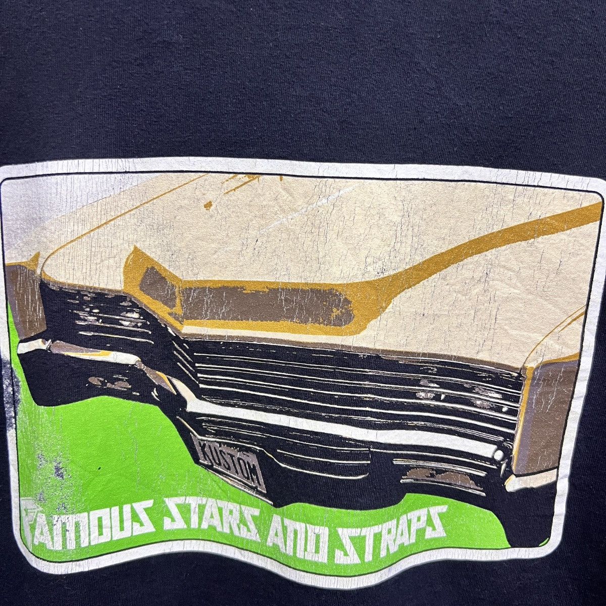 Famous Stars And Straps × Vintage VTG FAMOUS STAR & STRAPS TEE Size US XL / EU 56 / 4 - 1 Thumbnail