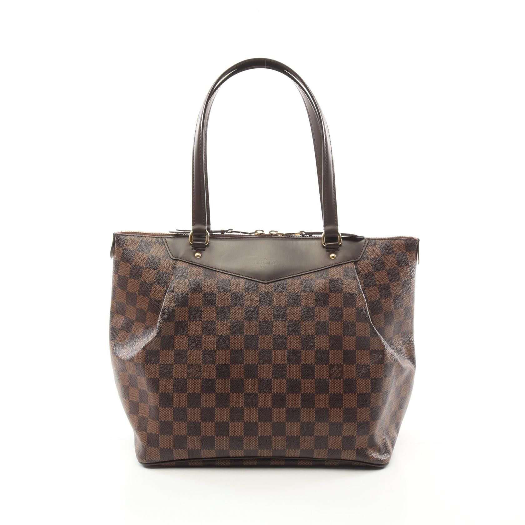 Louis Vuitton Louis Vuitton Westminster Gm Damier Coated Canvas Tote Bag Canvas Tote Bag N41103 in Brown, Women's