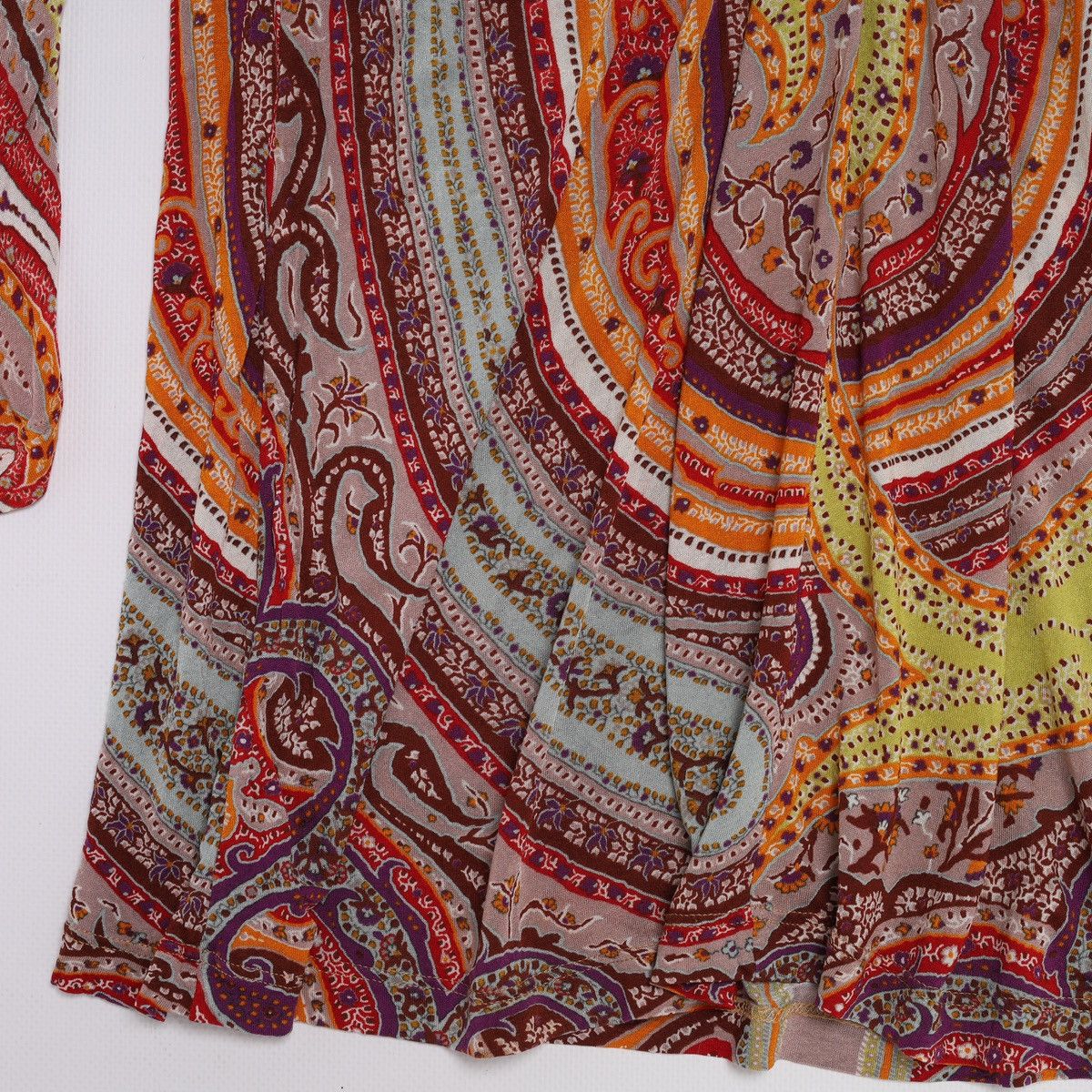 Etro Etro Milano Printed Multicolor Viscose Blouse Top Size L / US 10 / IT 46 - 4 Thumbnail
