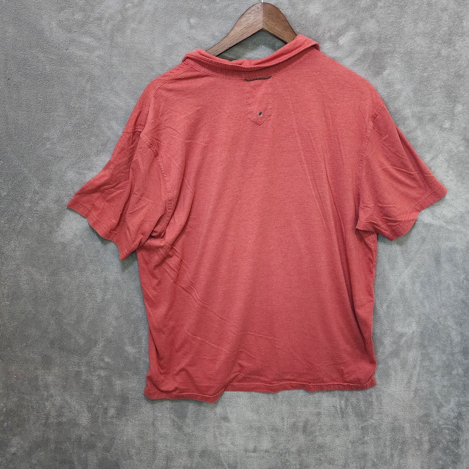 Rei REI XL Polo Shirt Red Organic Cotton Men's Size US XL / EU 56 / 4 - 2 Thumbnail
