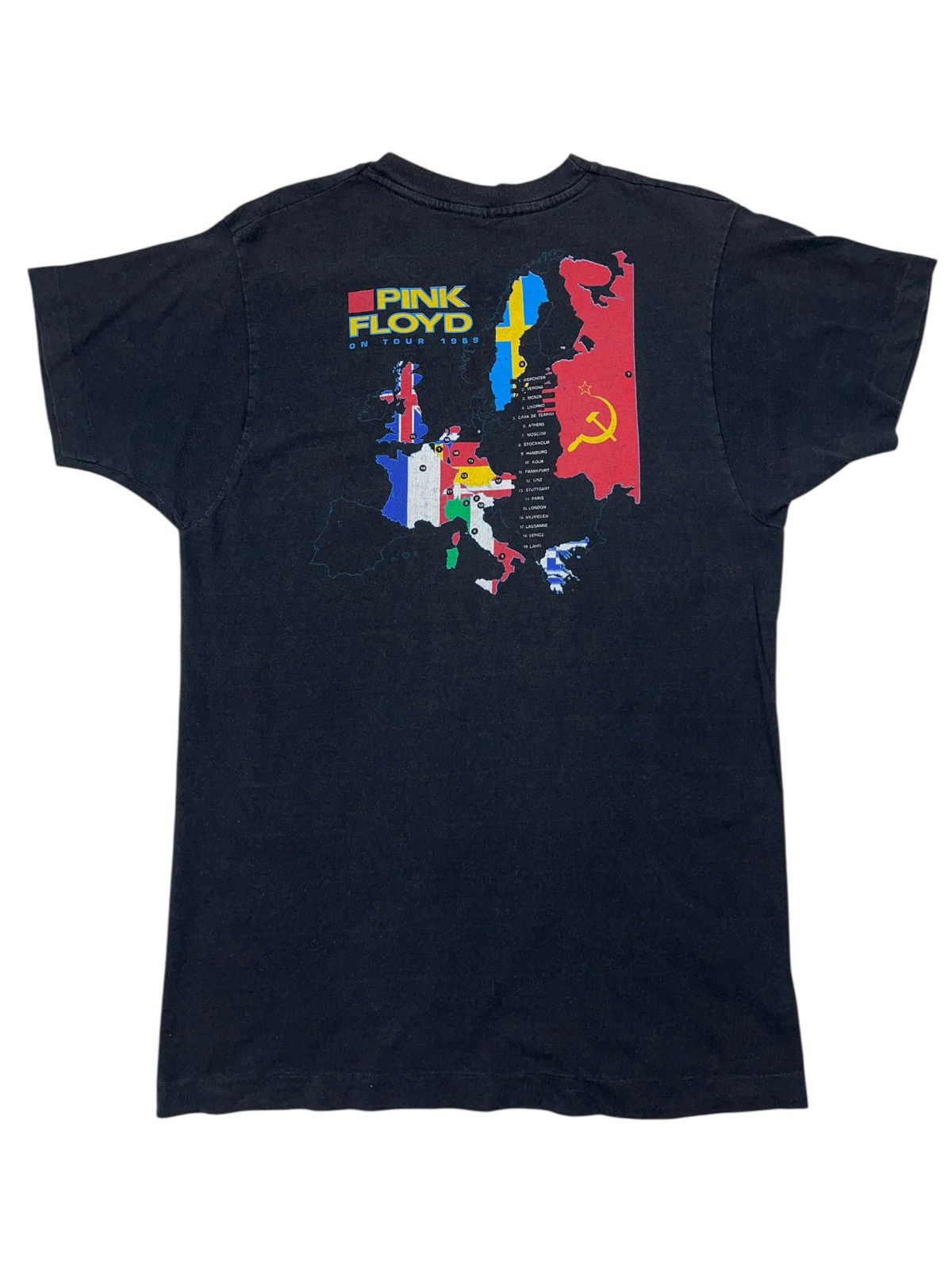 Pink Floyd Vintage 1989 Pink Floyd Delicate Sound World Tour T-shirt Size US L / EU 52-54 / 3 - 2 Thumbnail