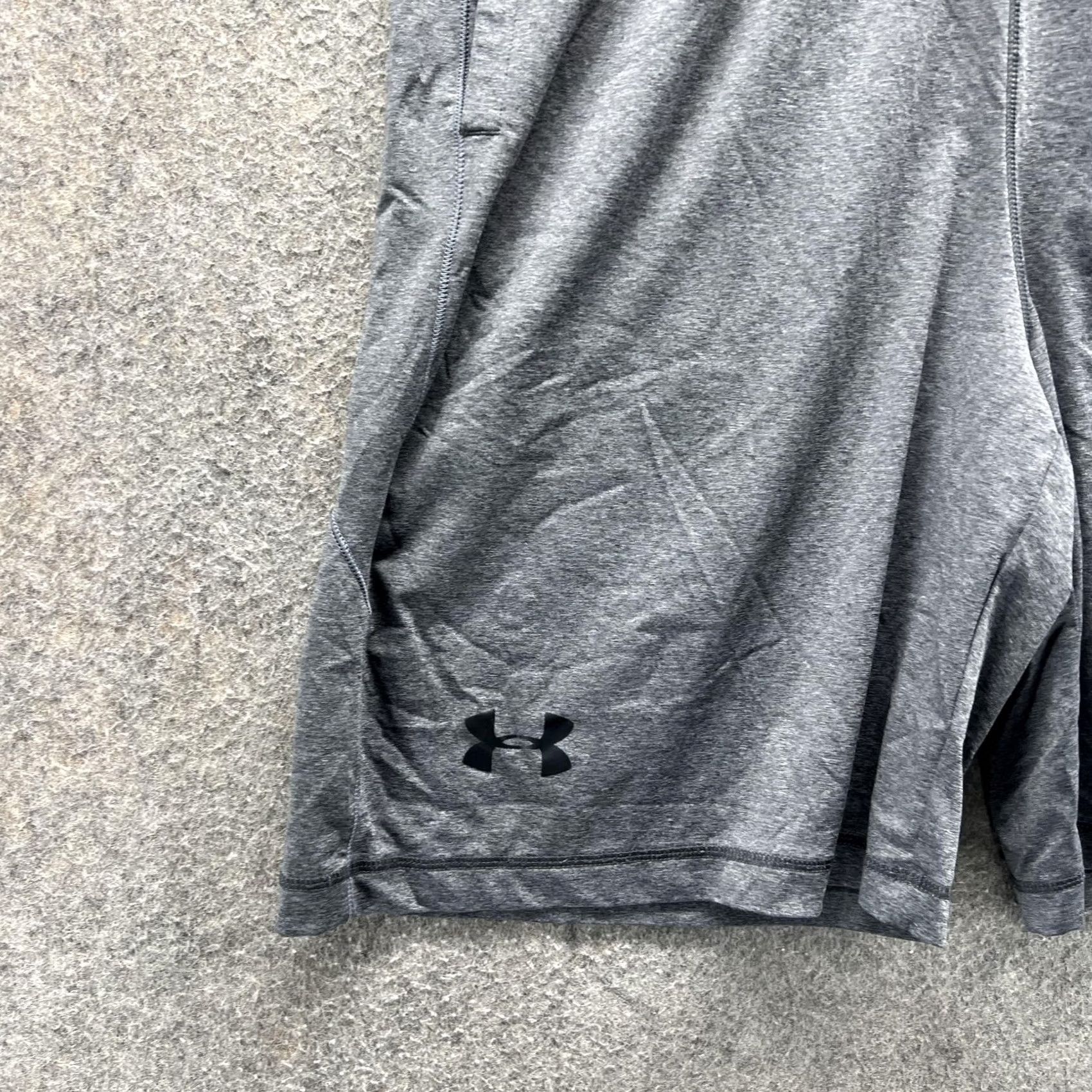 Under Armour Under Armour Shorts Mens XL Gray HeatGear Athletic Training Gym Performance Size US 36 / EU 52 - 6 Thumbnail