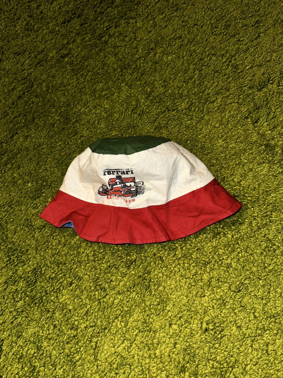 Ferrari × Vintage Ferrari turbo 1990s vintage racing bucket hat Size 32 - 2 Thumbnail