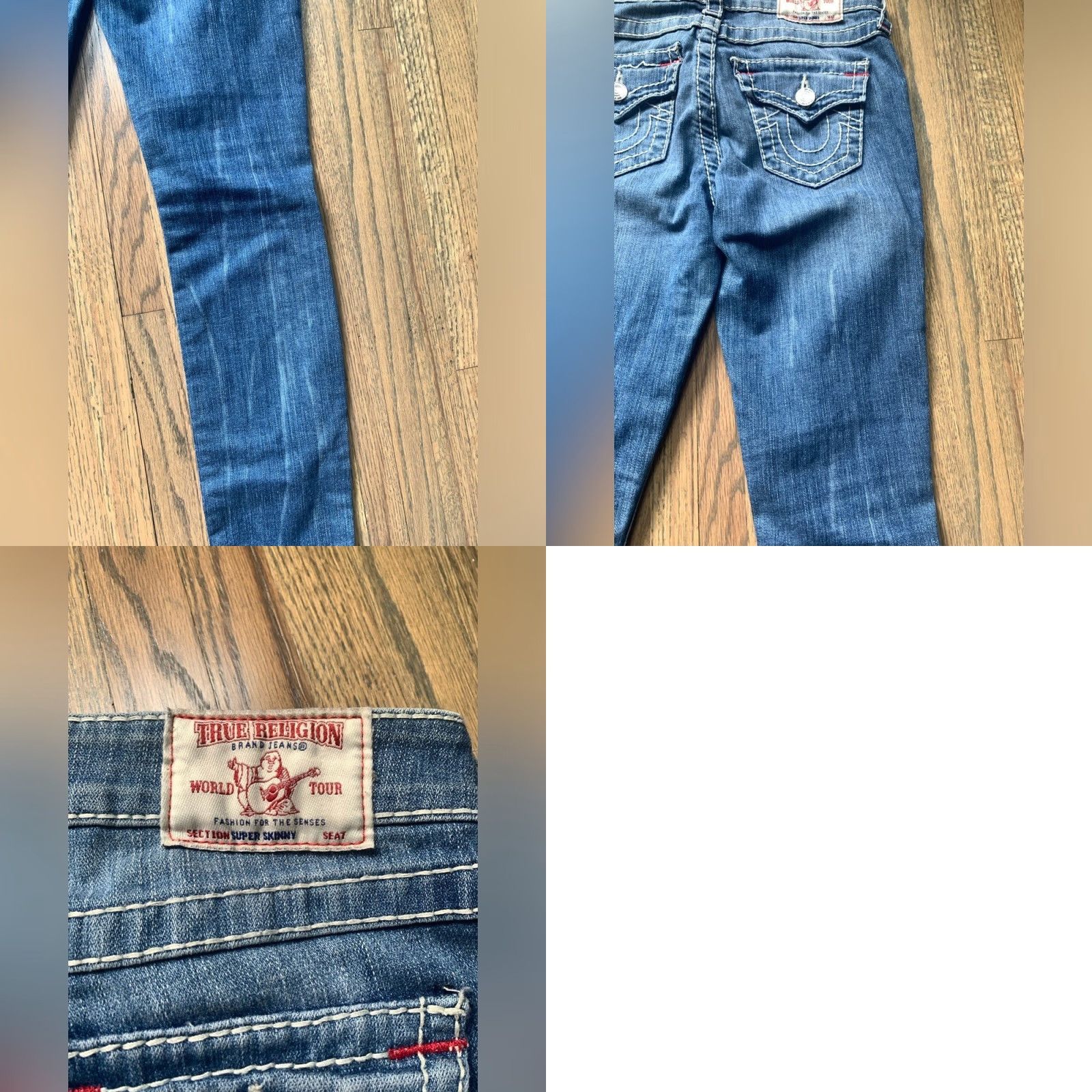 True Religion True Religion Jeans 25 Womens Blue Ankle Skinny Regular 25 True Religion Size 42" / US 20 - 8 Thumbnail