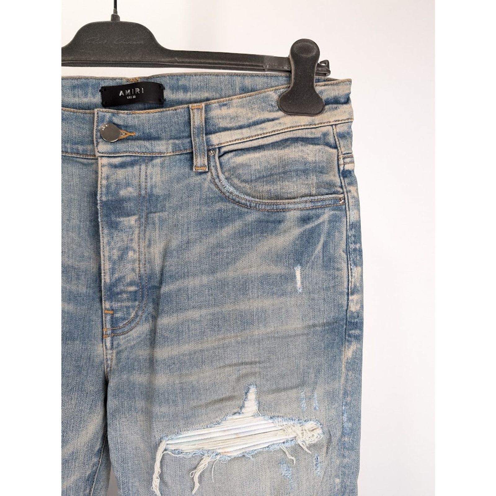 Amiri o1rshd1 Marble MX1 Jeans in Clay Indigo Size US 38 / EU 54 - 10 Thumbnail