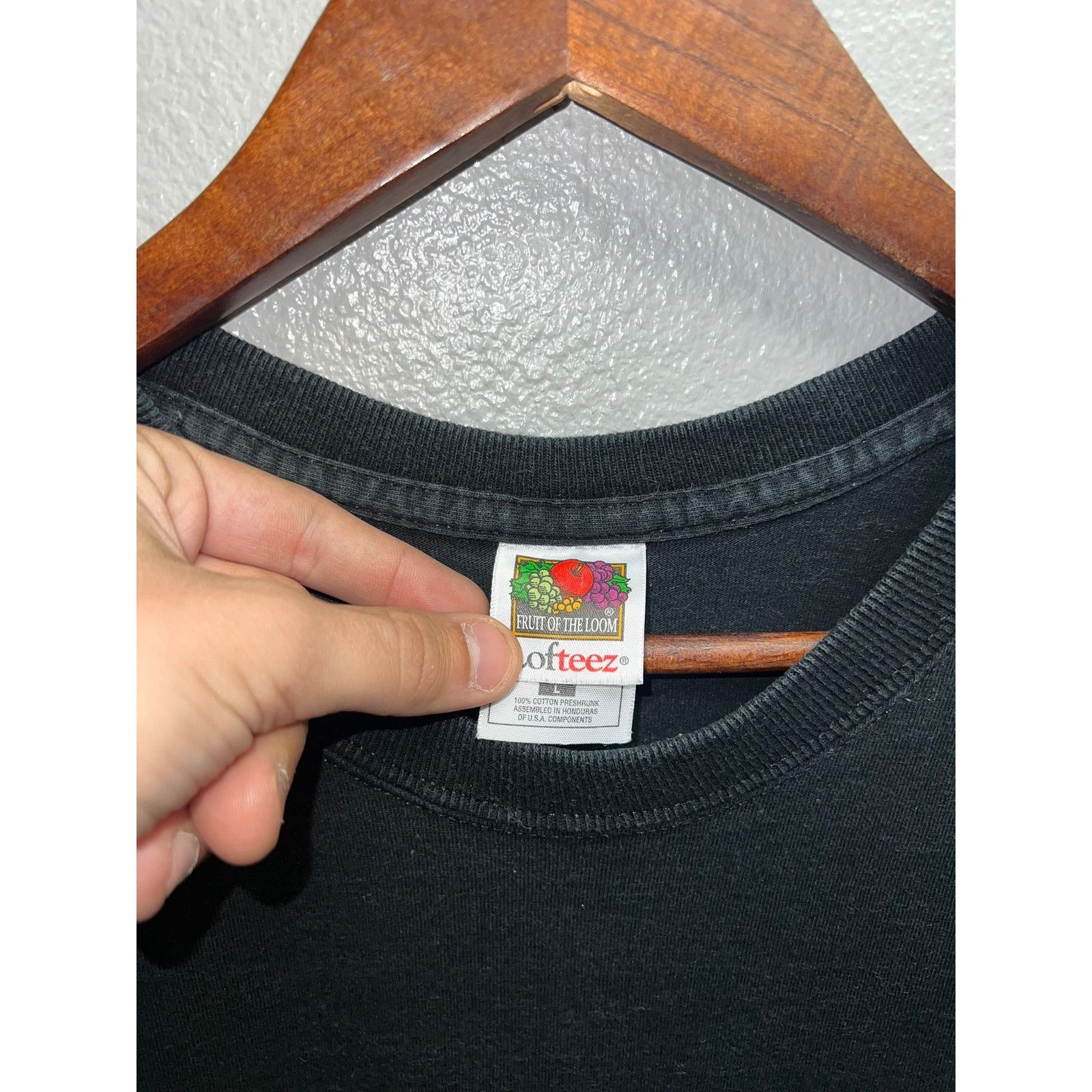 Fruit Of The Loom Vintage Jackson Hole Shirt Grand Tetons Wyoming Tee 90s VTG Size US L / EU 52-54 / 3 - 4 Thumbnail