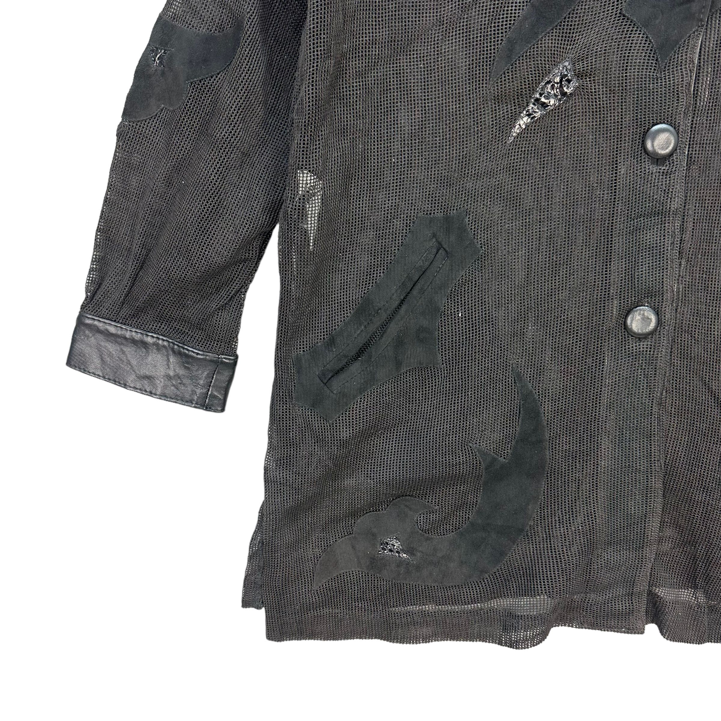 Japanese Brand RARE🔥 C H I E JUTTA COVIAN SNAKE SKIN MESH JACKET #7562-153 Size L / US 10 / IT 46 - 5 Thumbnail