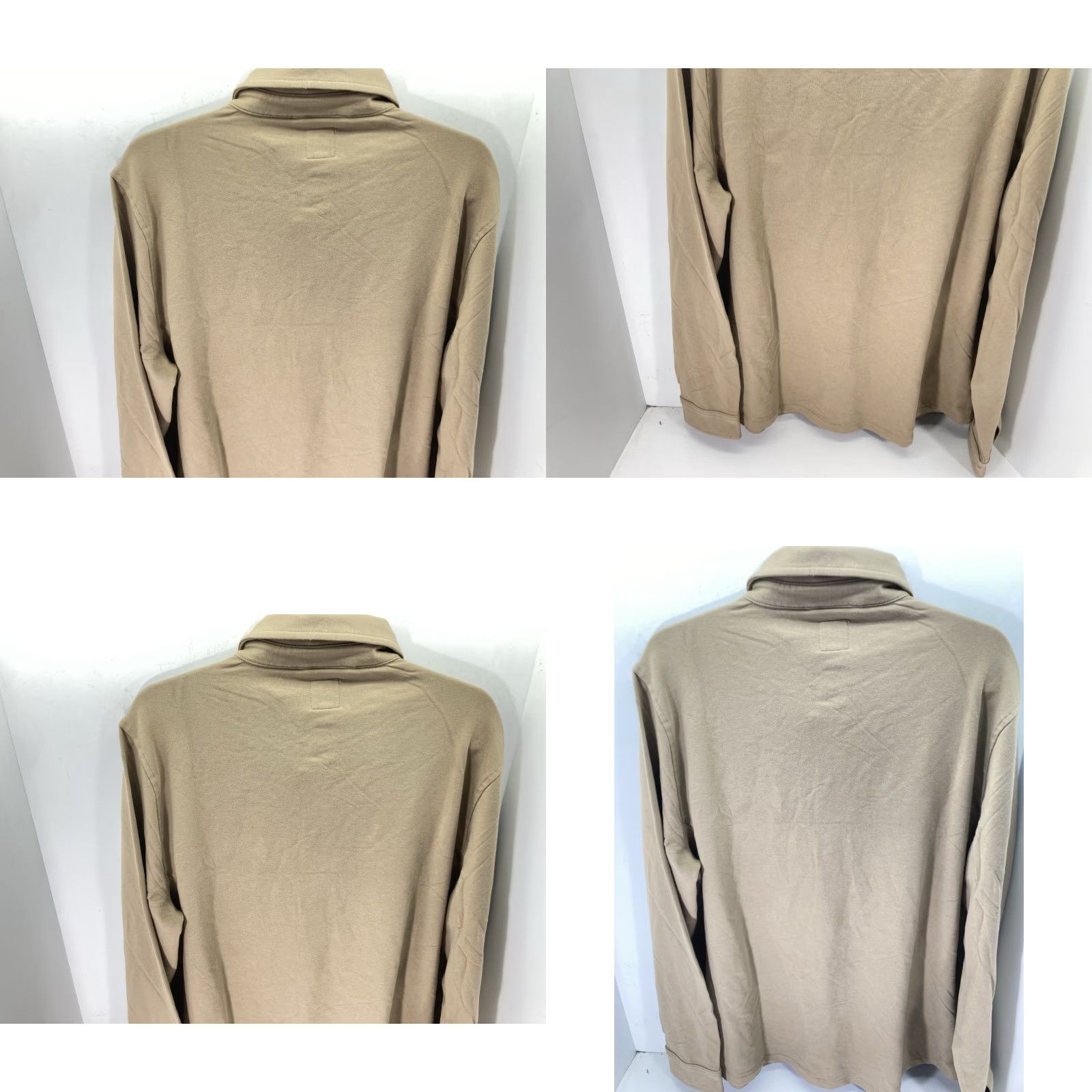 Gap VINTAGE Gap Knit Shirt Men L Brown Button Long Sleeve Cotton Blend Stretch NWT Size US L / EU 52-54 / 3 - 8 Thumbnail