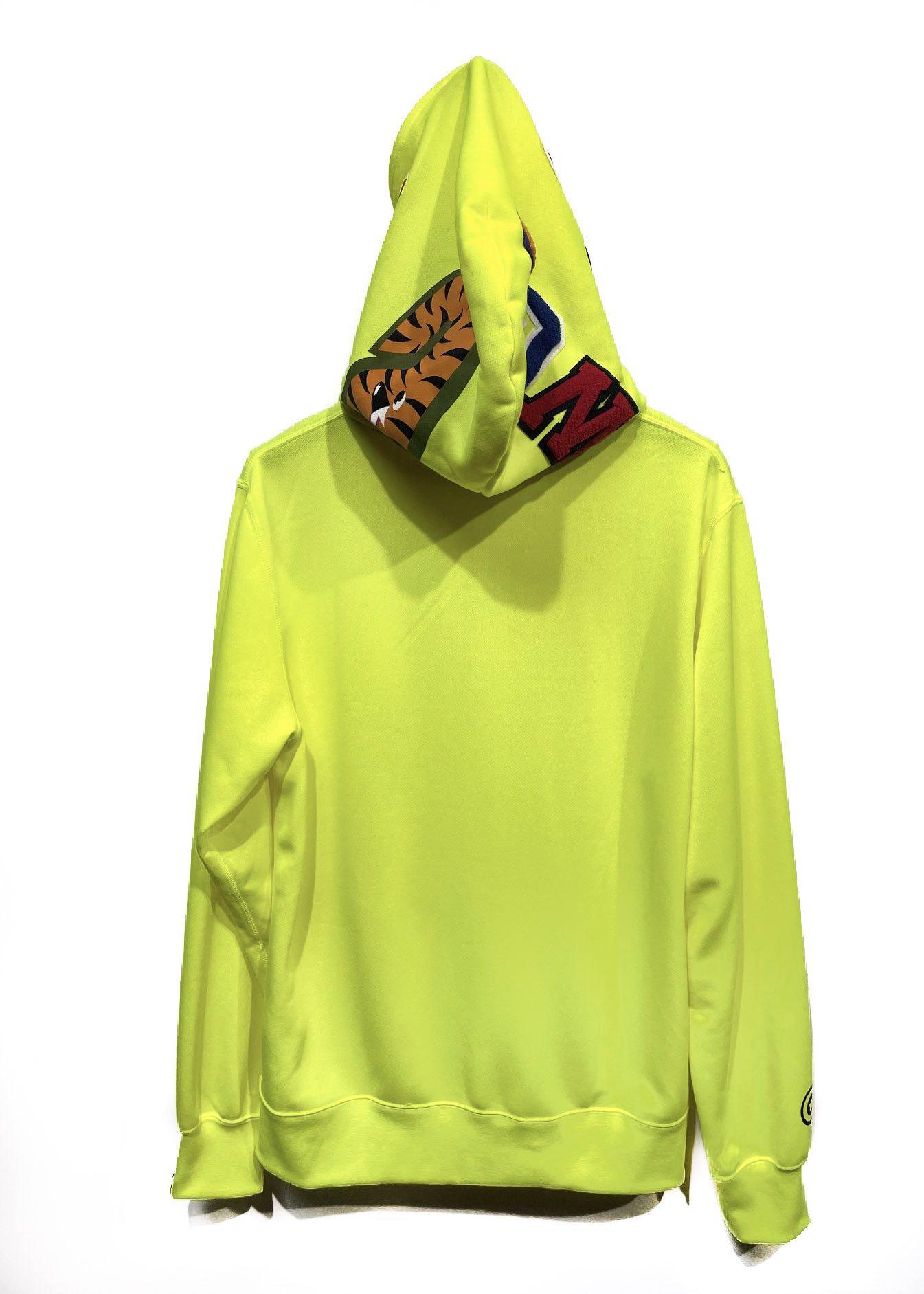 Bape Bape Neon Yellow Shark Full Zip-up Hoodie Size US XL / EU 56 / 4 - 2 Thumbnail